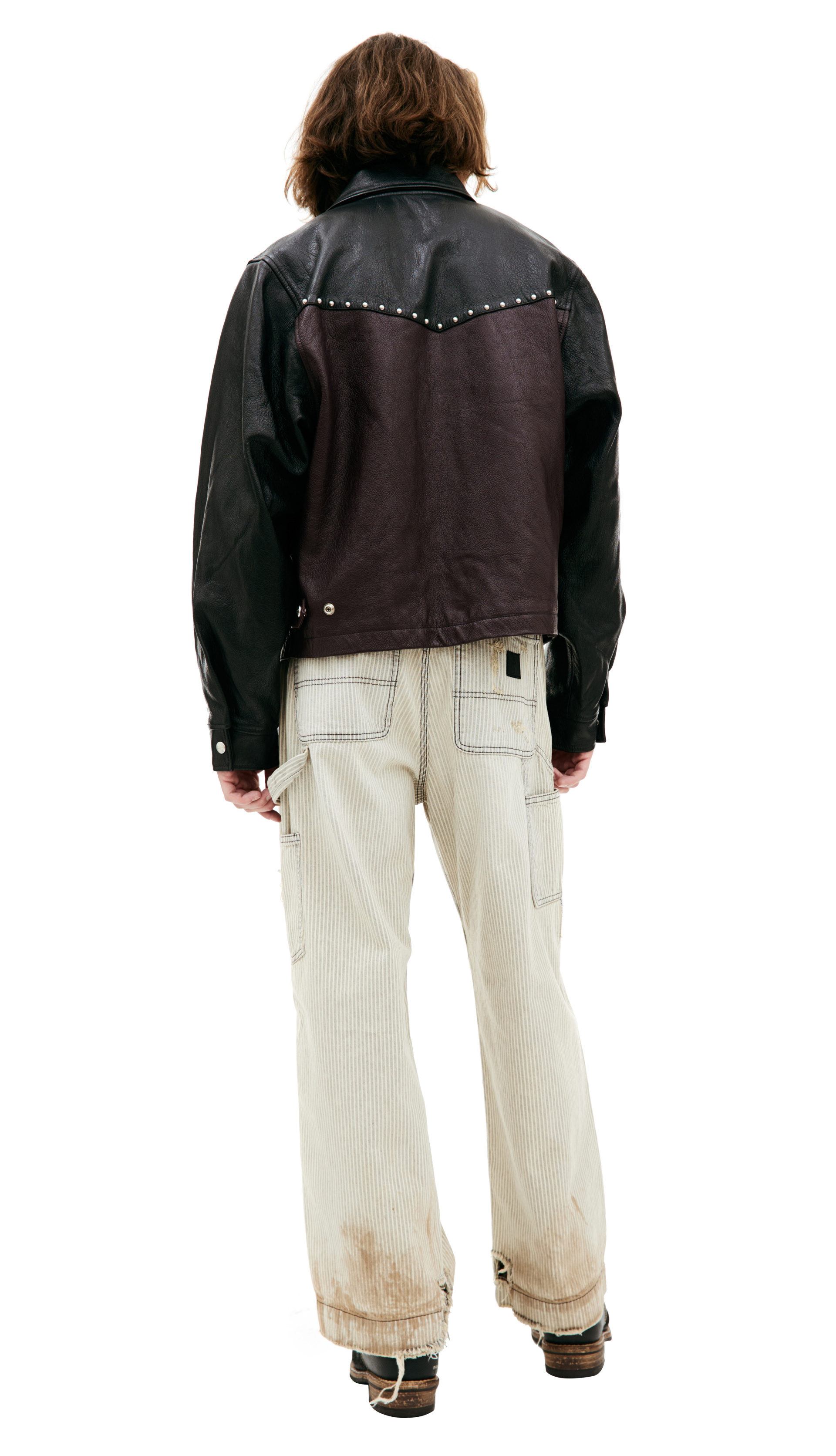 Enfants Riches Déprimés Leather western jacket