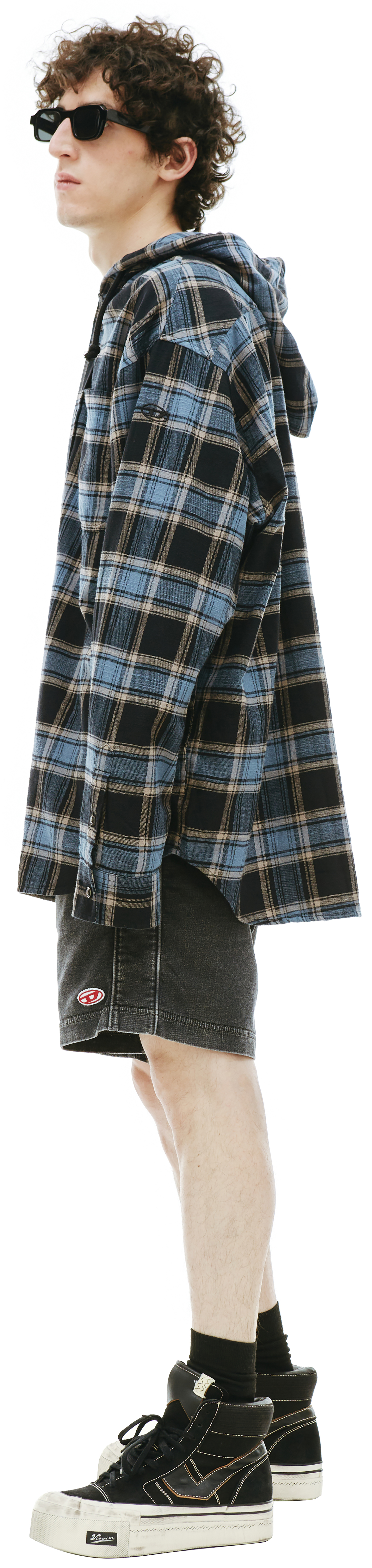 Diesel S-DEWNY checked shirt