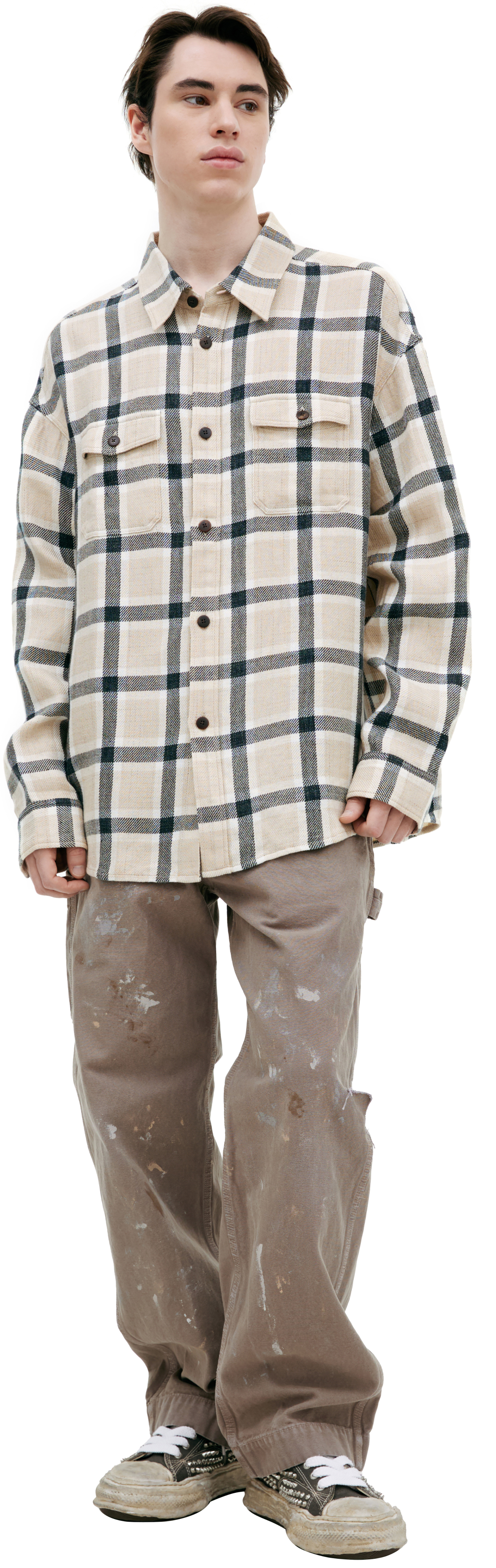 visvim Plaid linen shirt