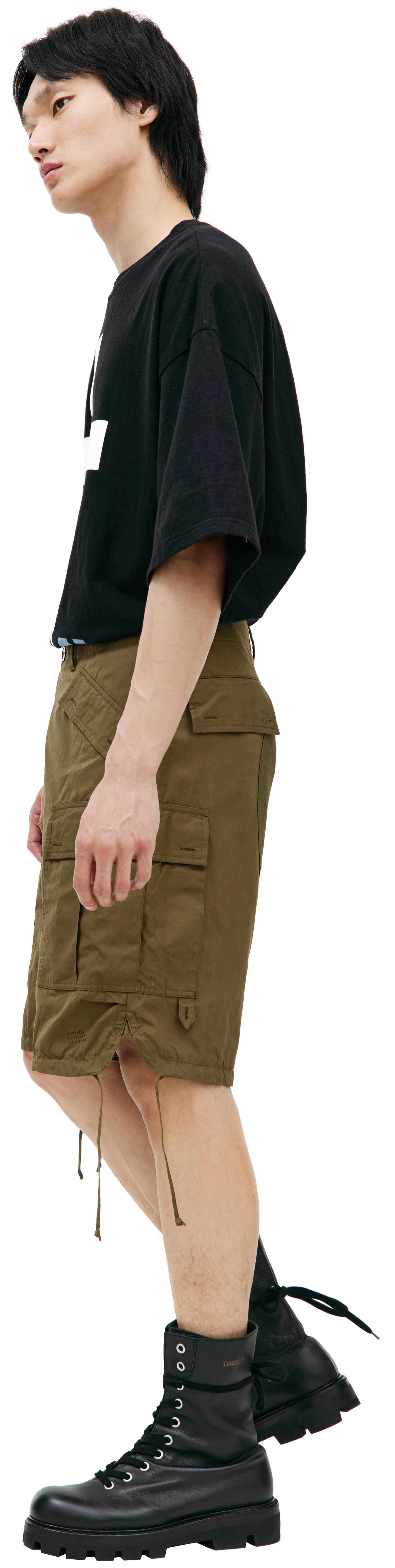 Undercover Khaki cargo shorts