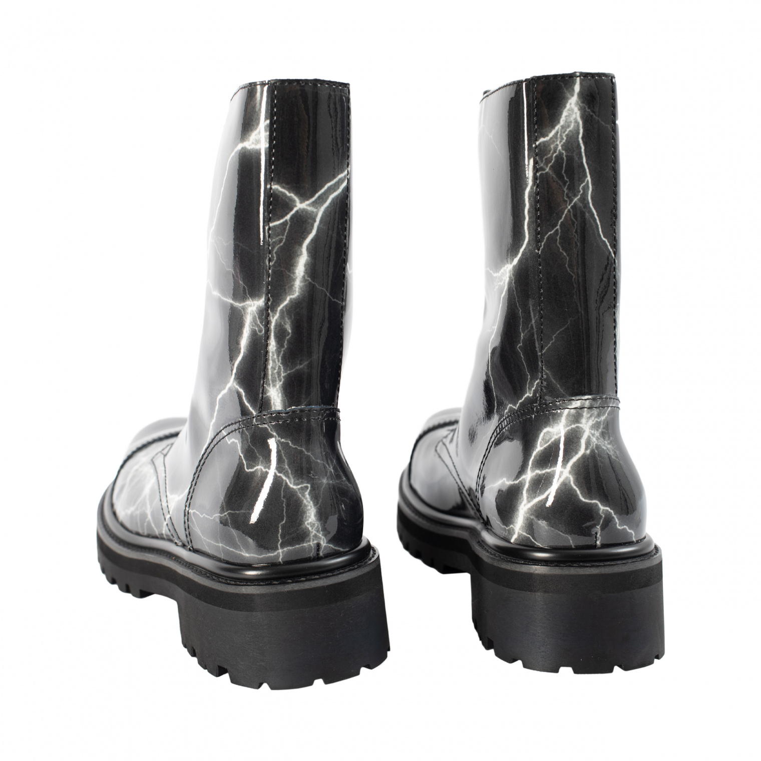 VETEMENTS Leather boots with zipper