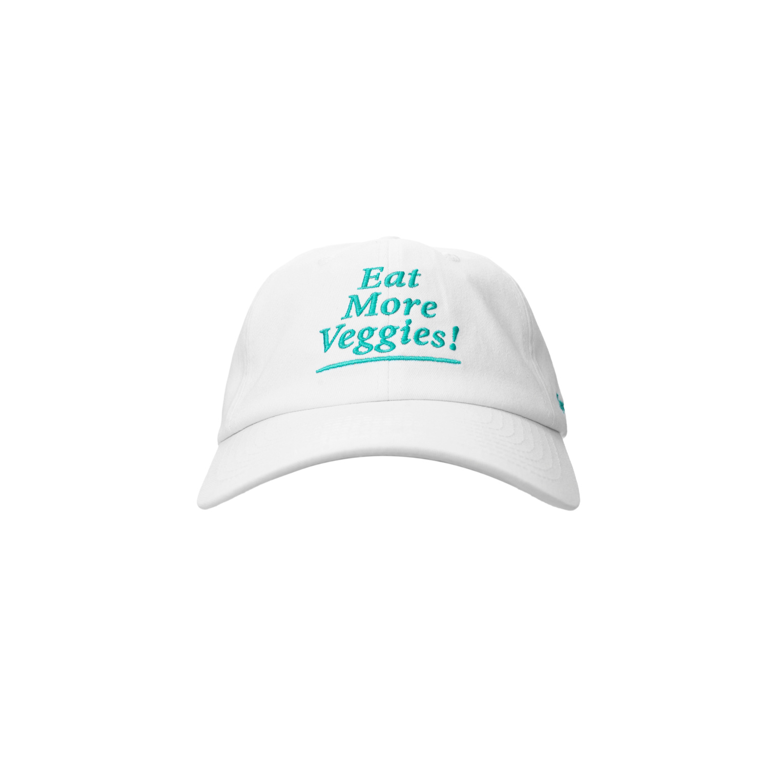 SPORTY & RICH \'Eat more veggies\' embroidered cap