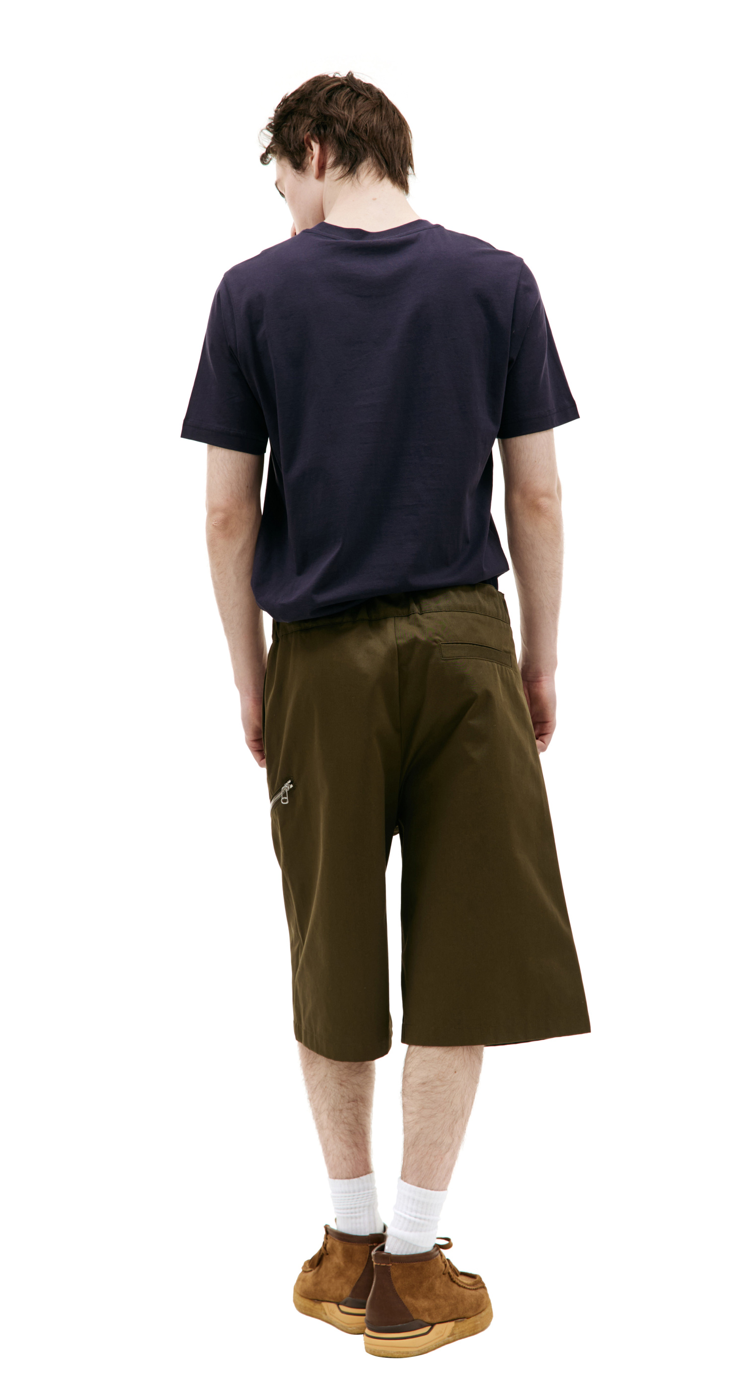 OAMC Khaki cotton shorts