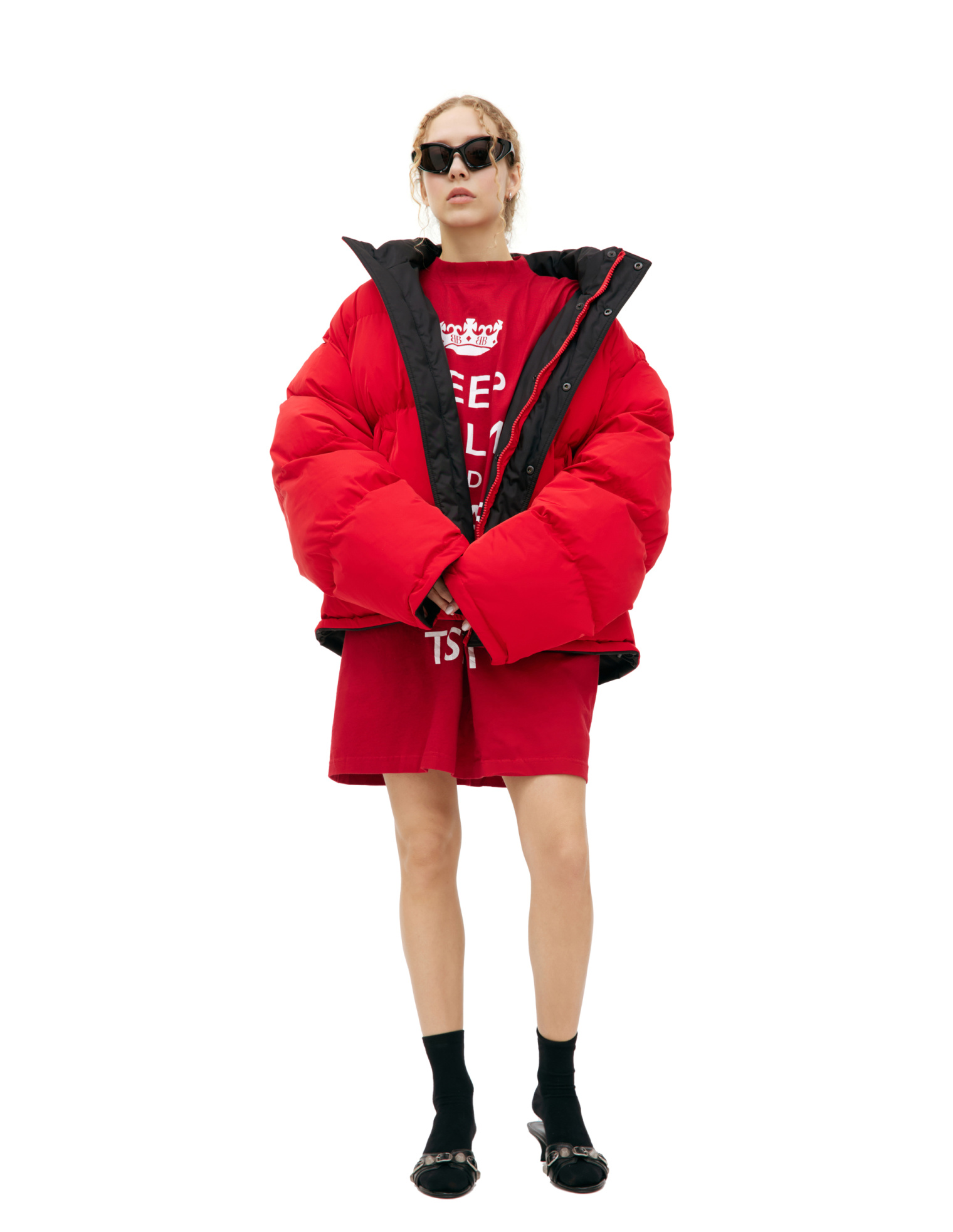 Balenciaga Two-way down jacket with zipper