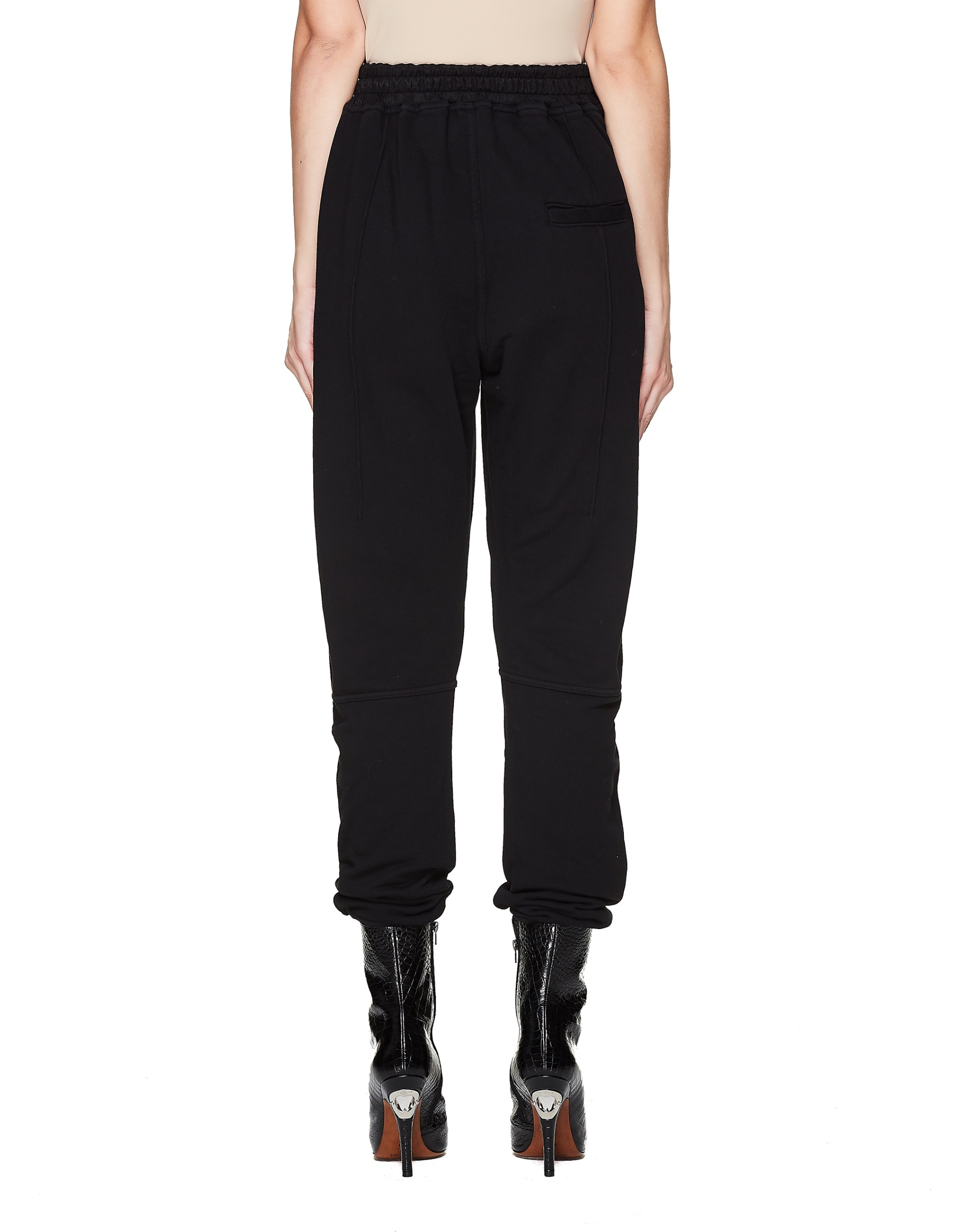 Haider Ackermann Embroidered Black Cotton Sweatpants