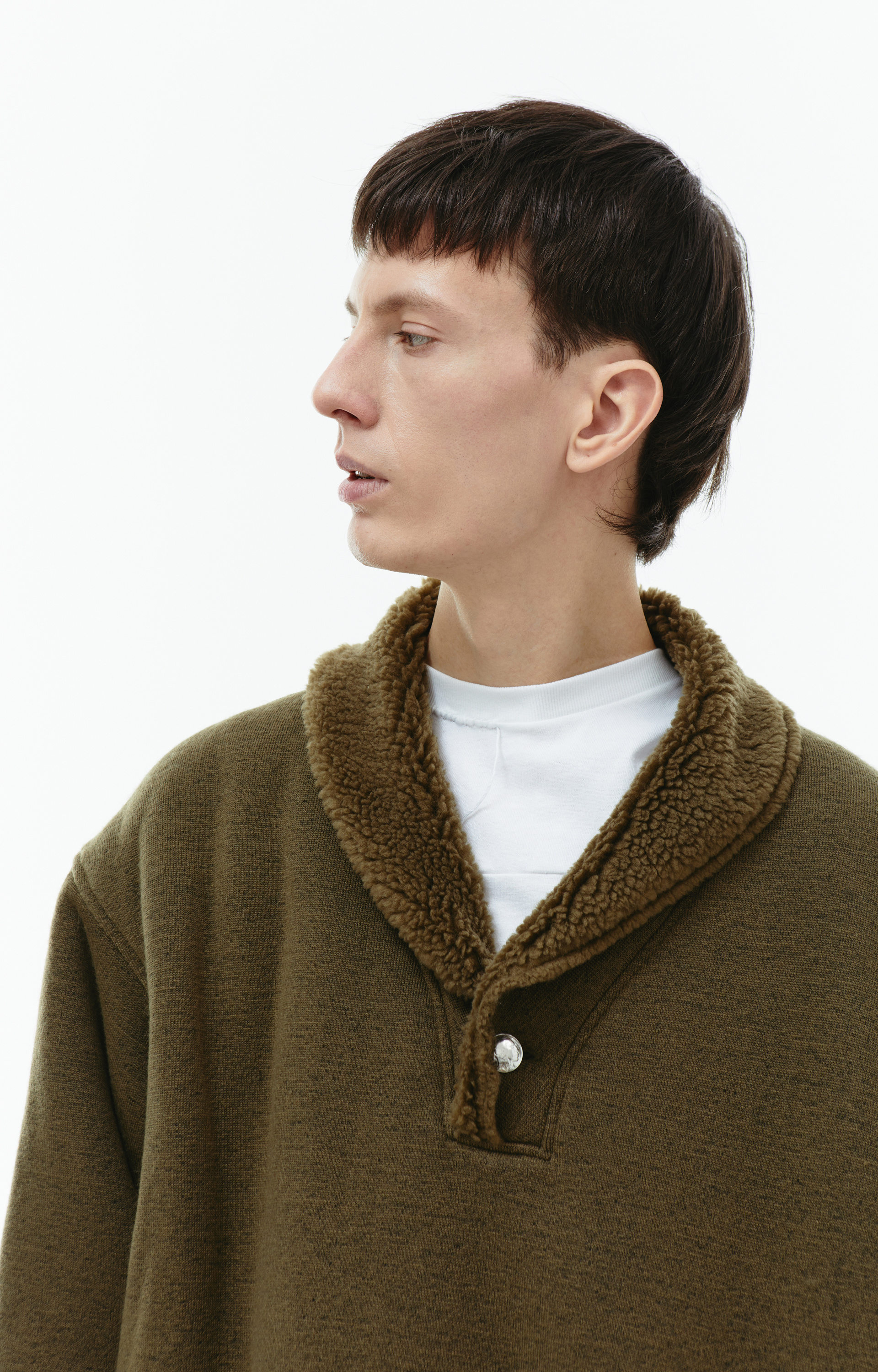 Children of the discordance Oversized boa jacket