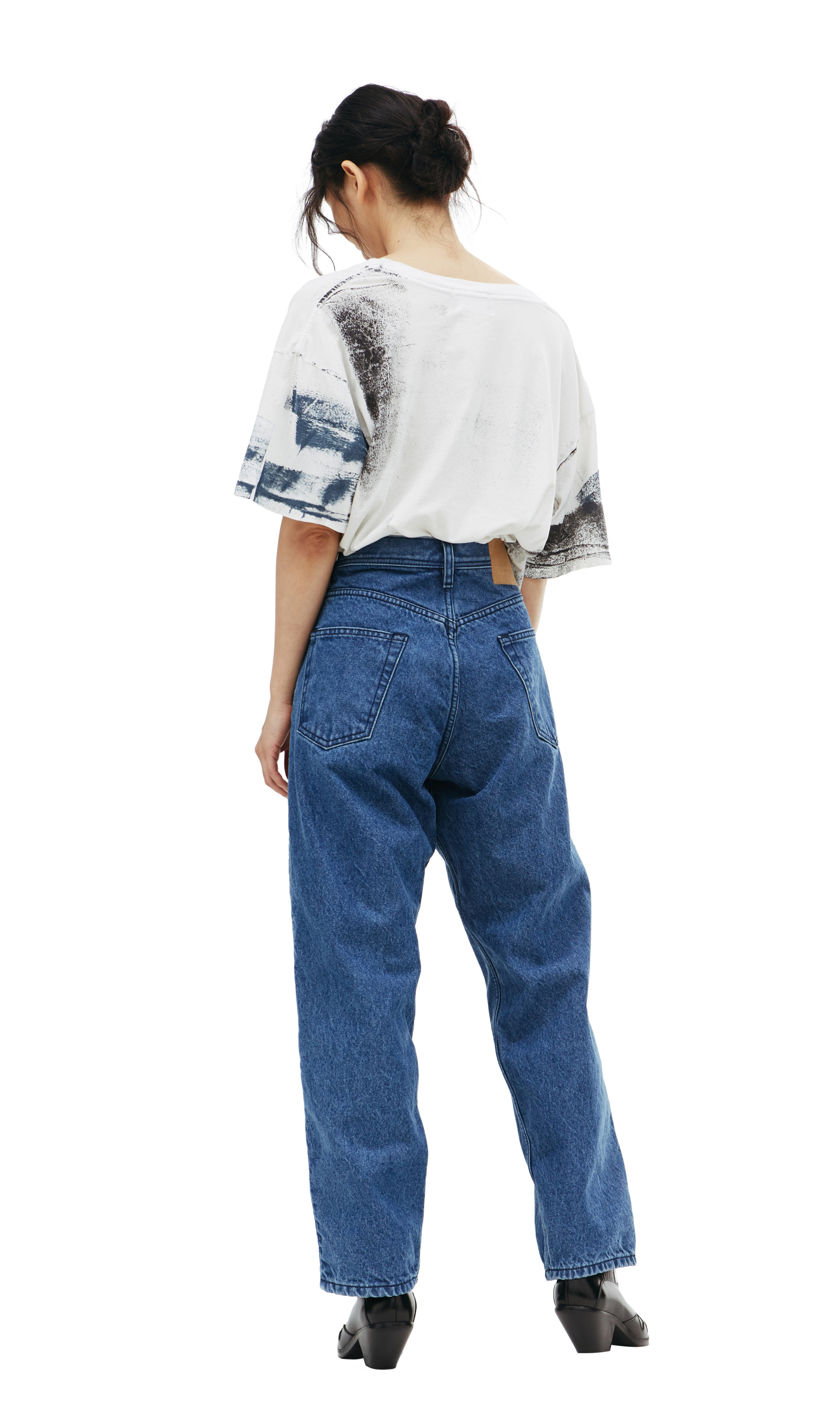 Enfants Riches Deprimes Faded cotton jeans