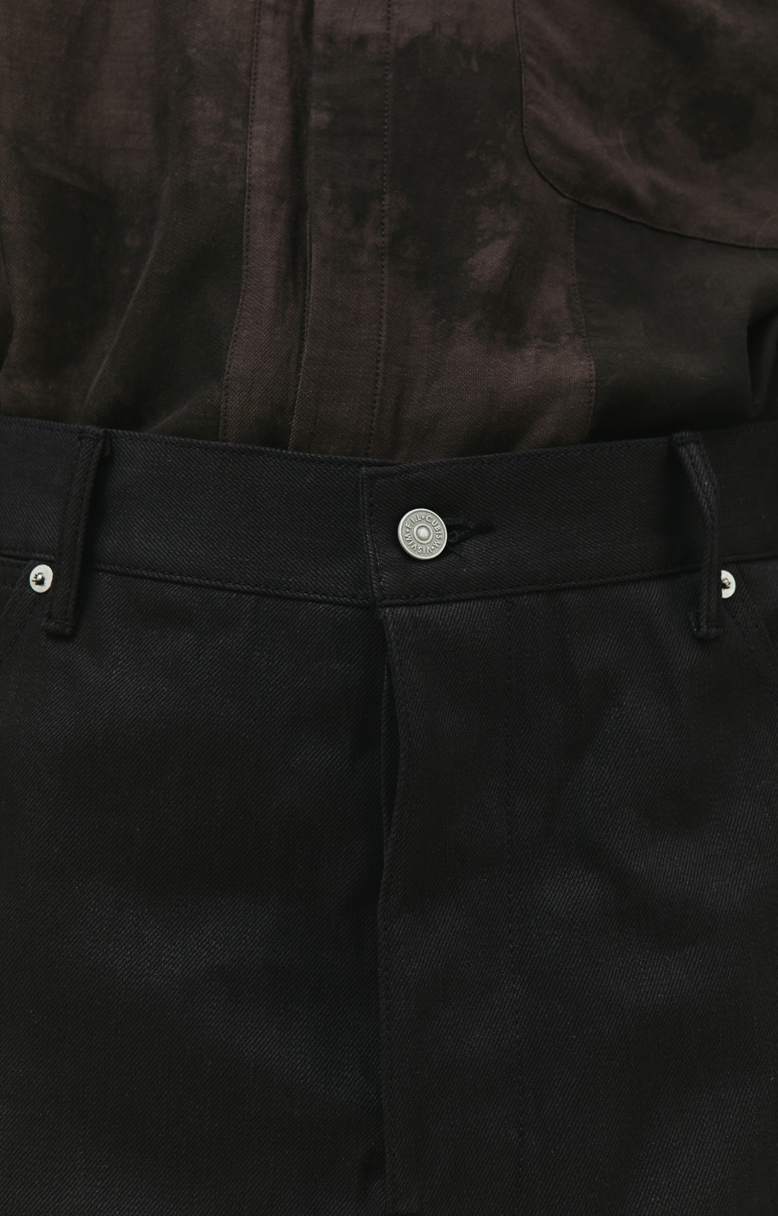 visvim Прямые джинсы Hakama