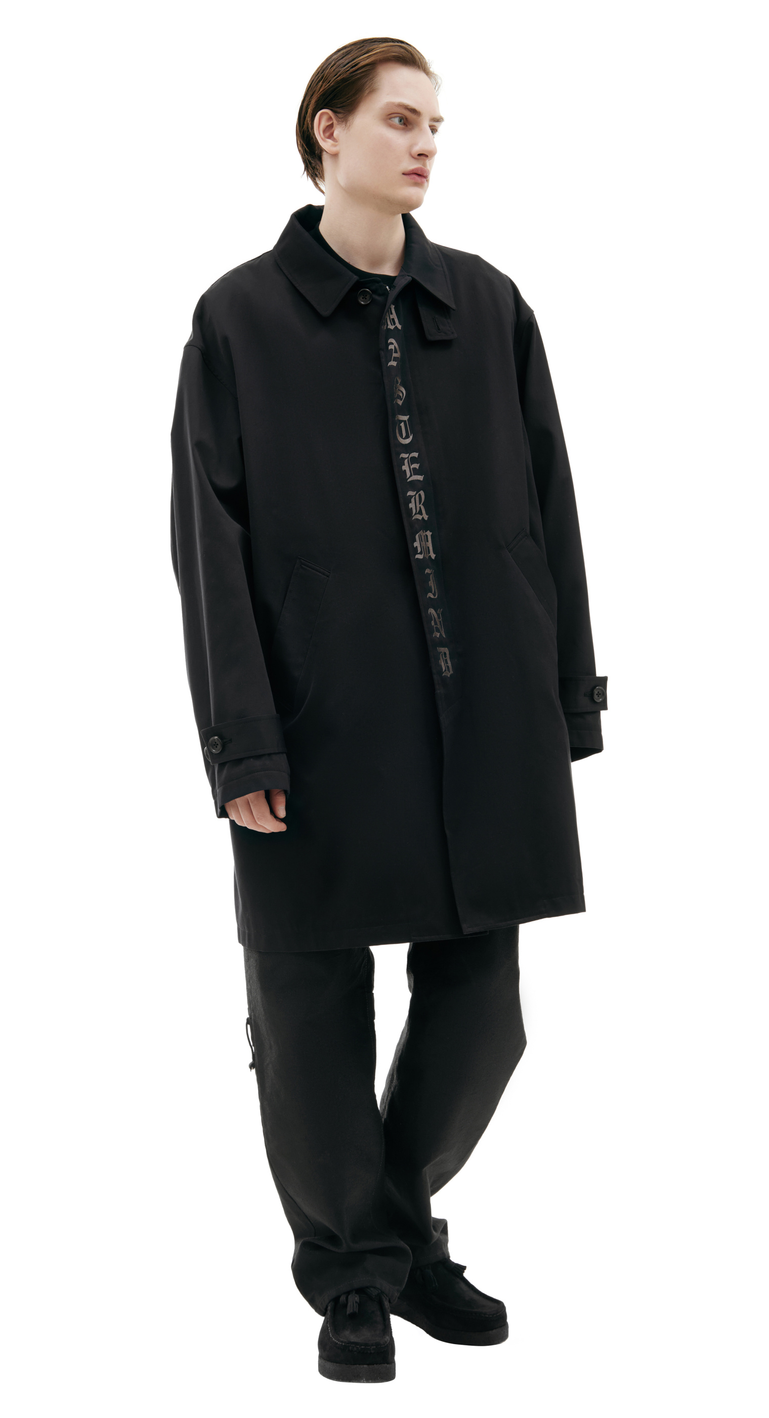 Mastermind WORLD Single-breasted logo trench coat