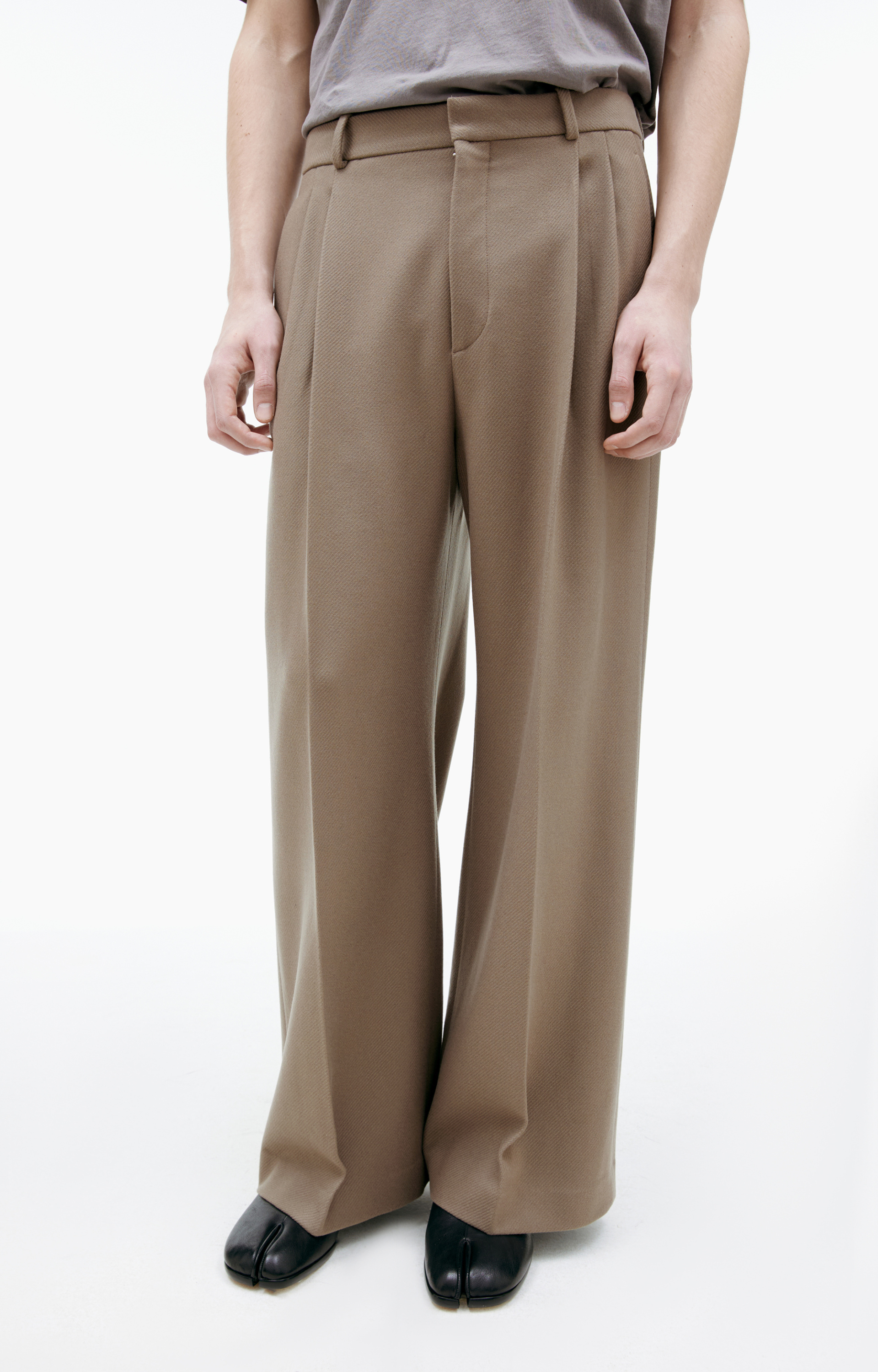 The Row Wide-leg wool trousers