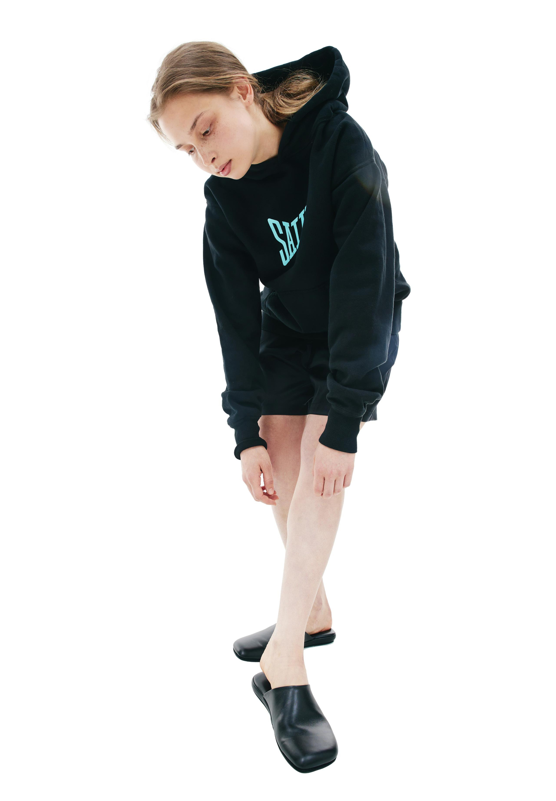 Saint Michael Logo oversized hoodie