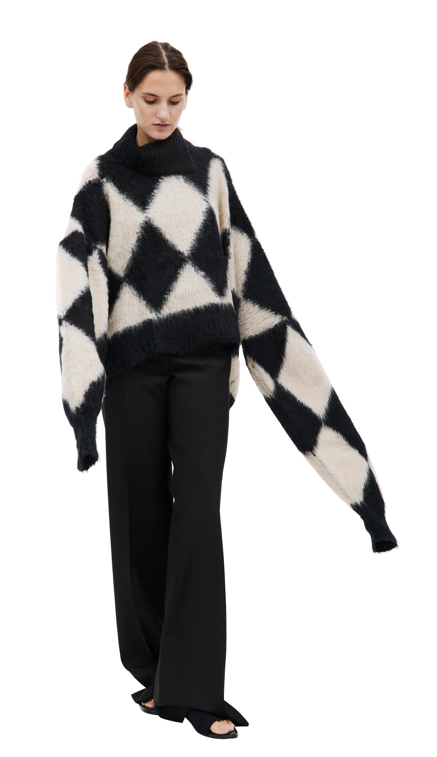 QUIRA Wool oversized sweater