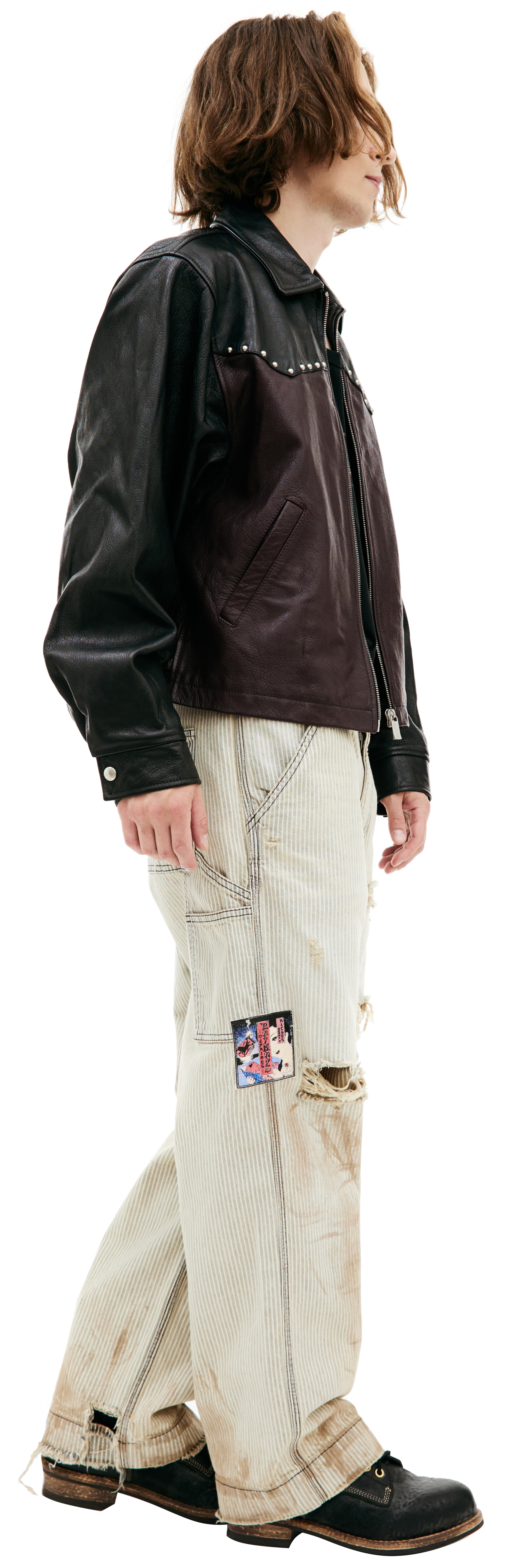 Enfants Riches Deprimes Leather western jacket