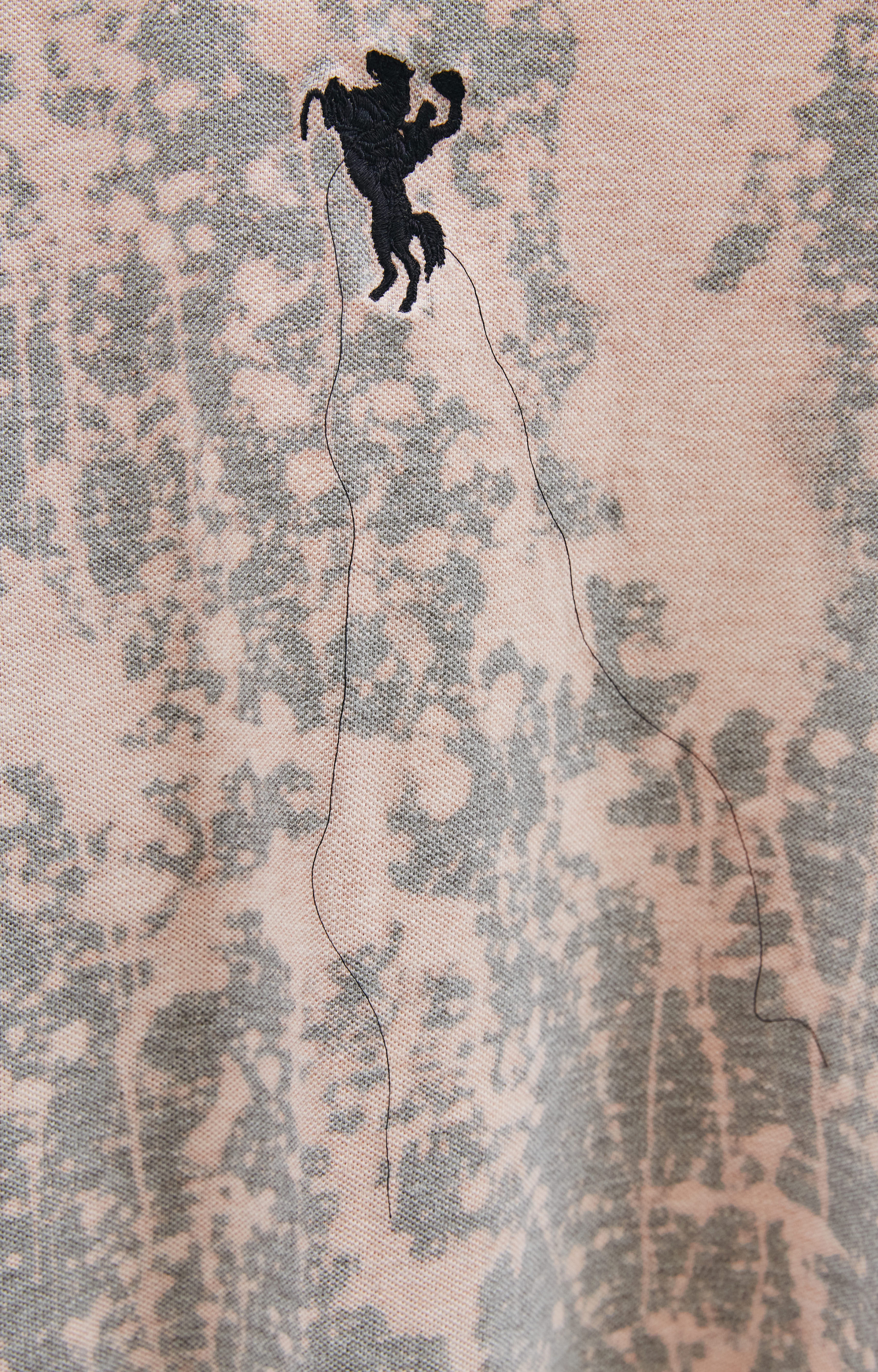 Doublet Bleached polo shirt