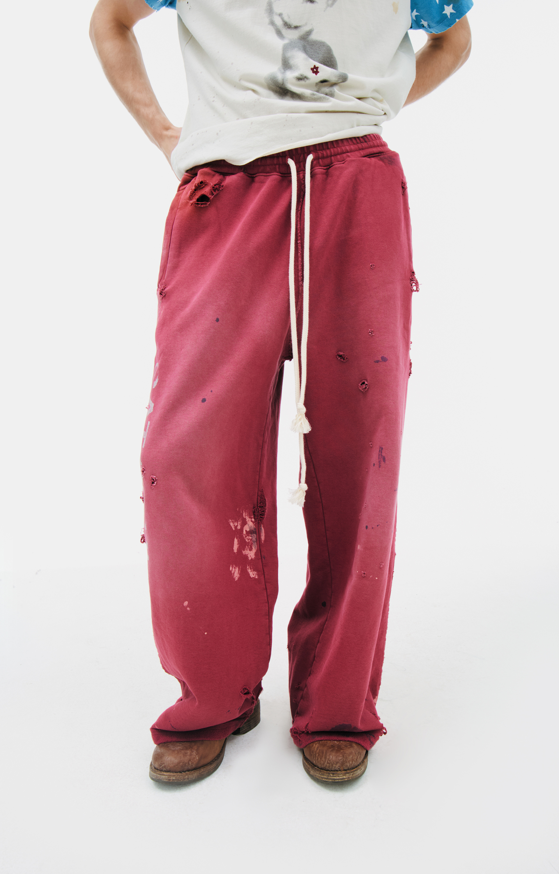 Satoshi Nakamoto Distressed trousers