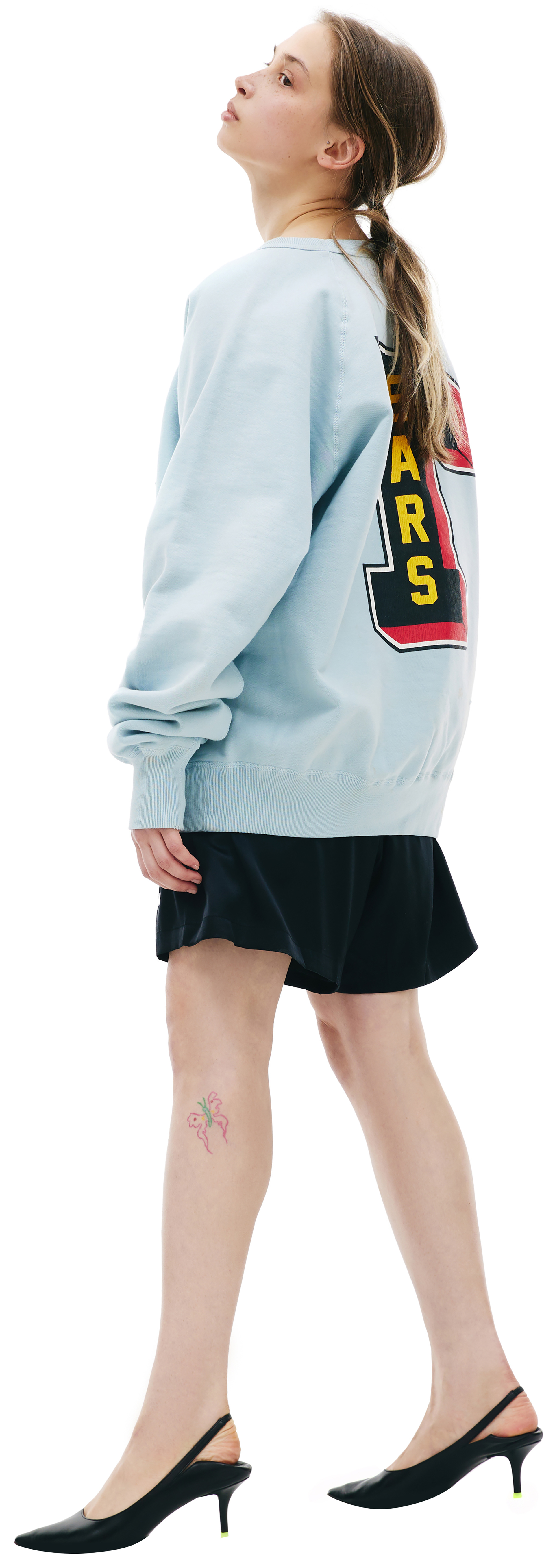 Saint Michael Saint Tears printed sweatshirt