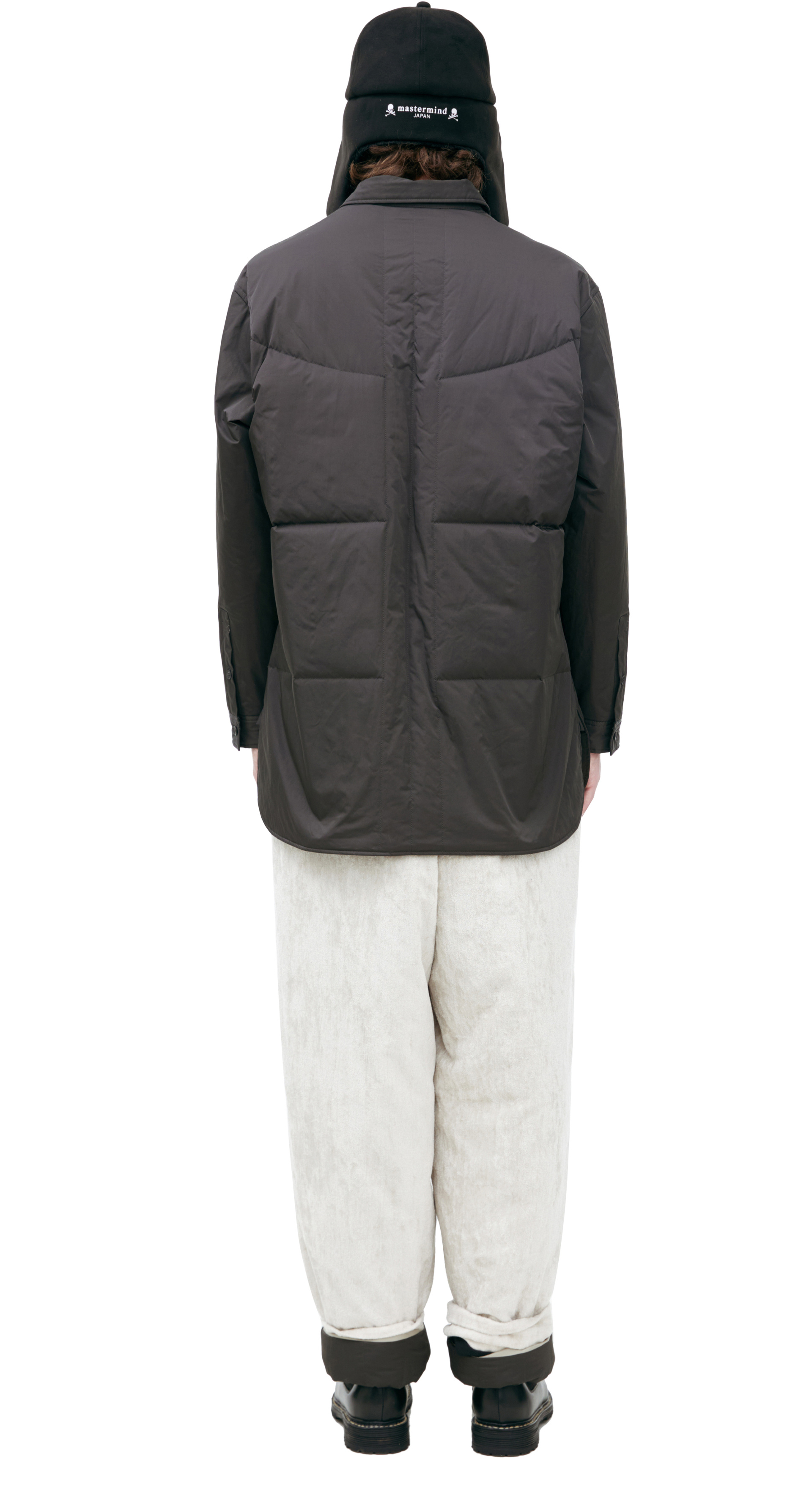 Yohji Yamamoto Quilted jacket with print