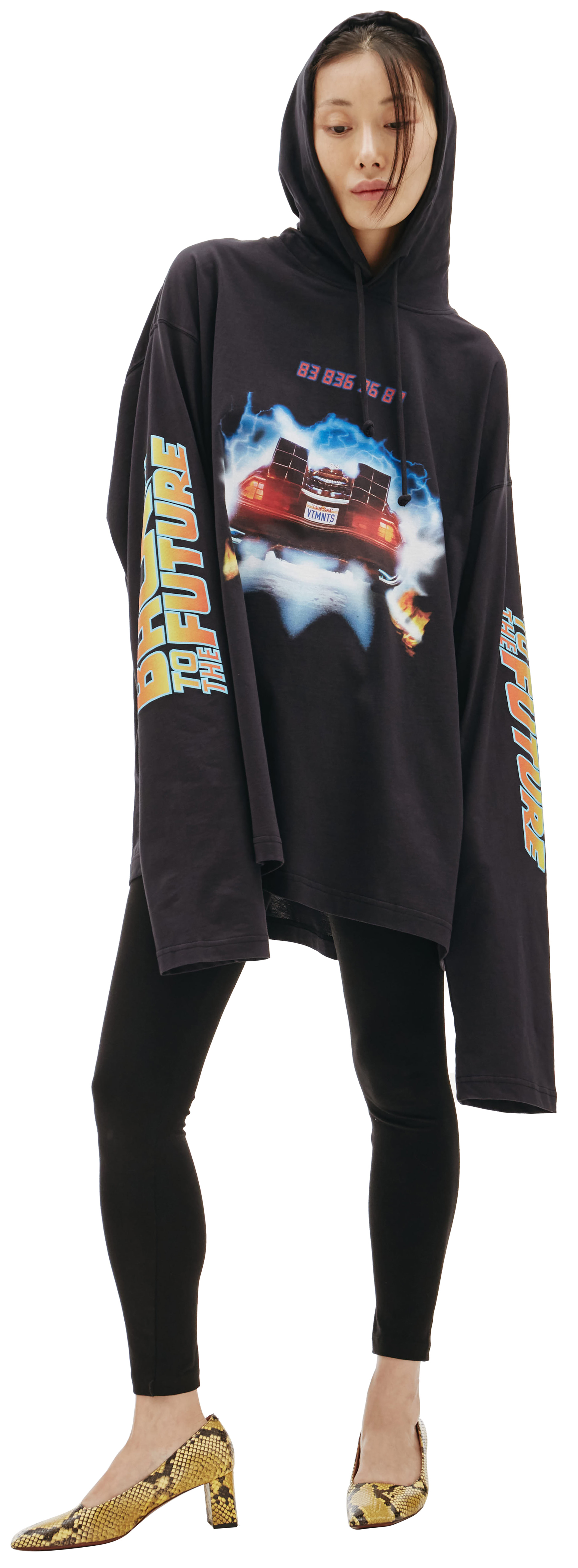 VTMNTS Back to the future printed hoodie