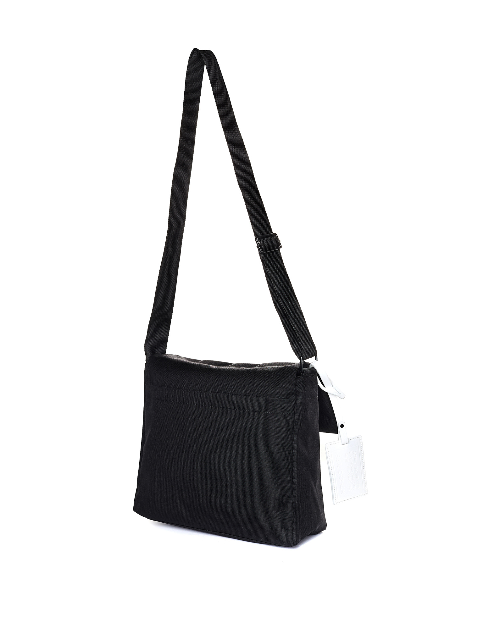 Buy Maison Margiela men black stereotype bag for $1,065