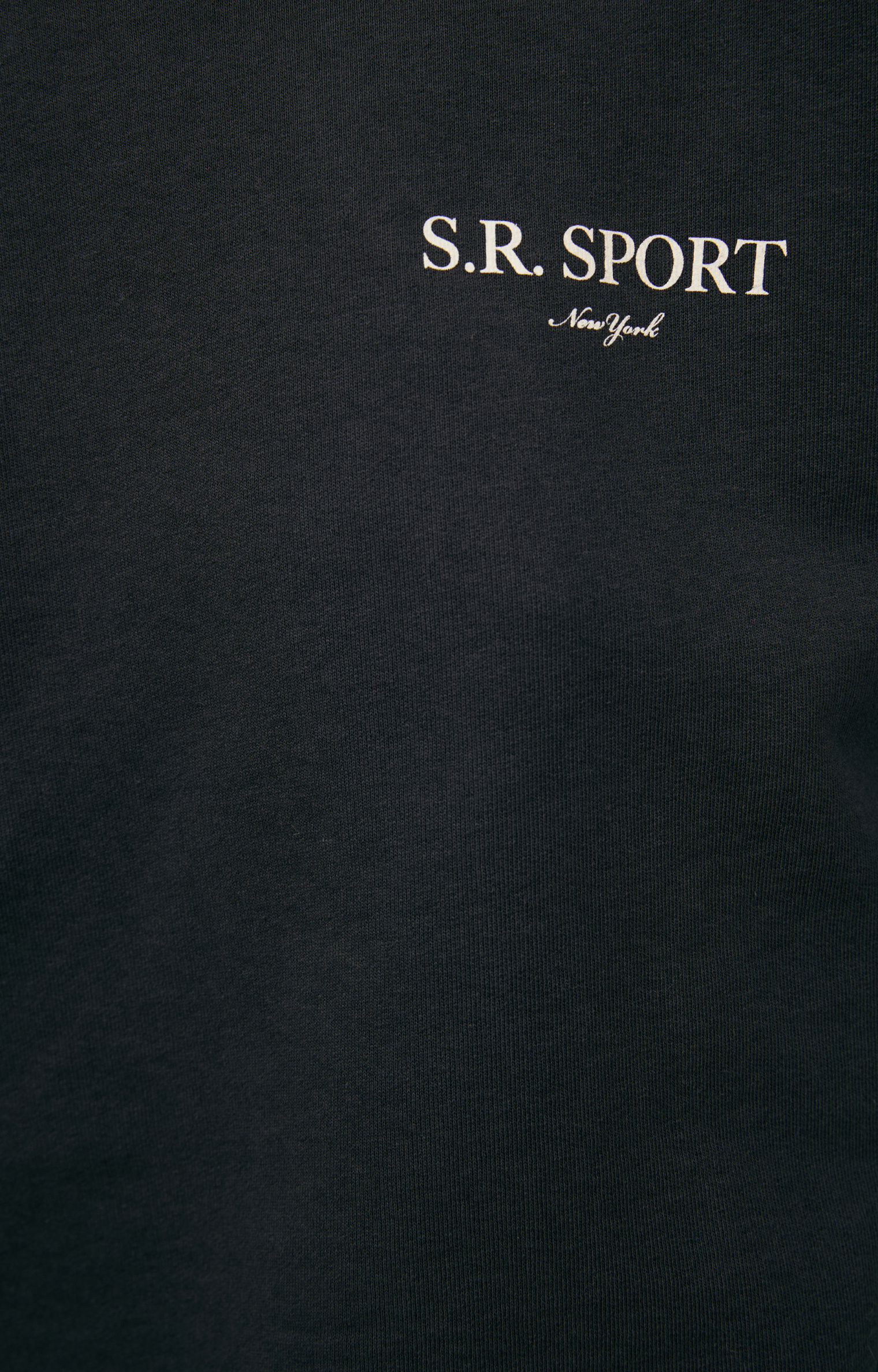 SPORTY & RICH Cotton logo sweatshirt