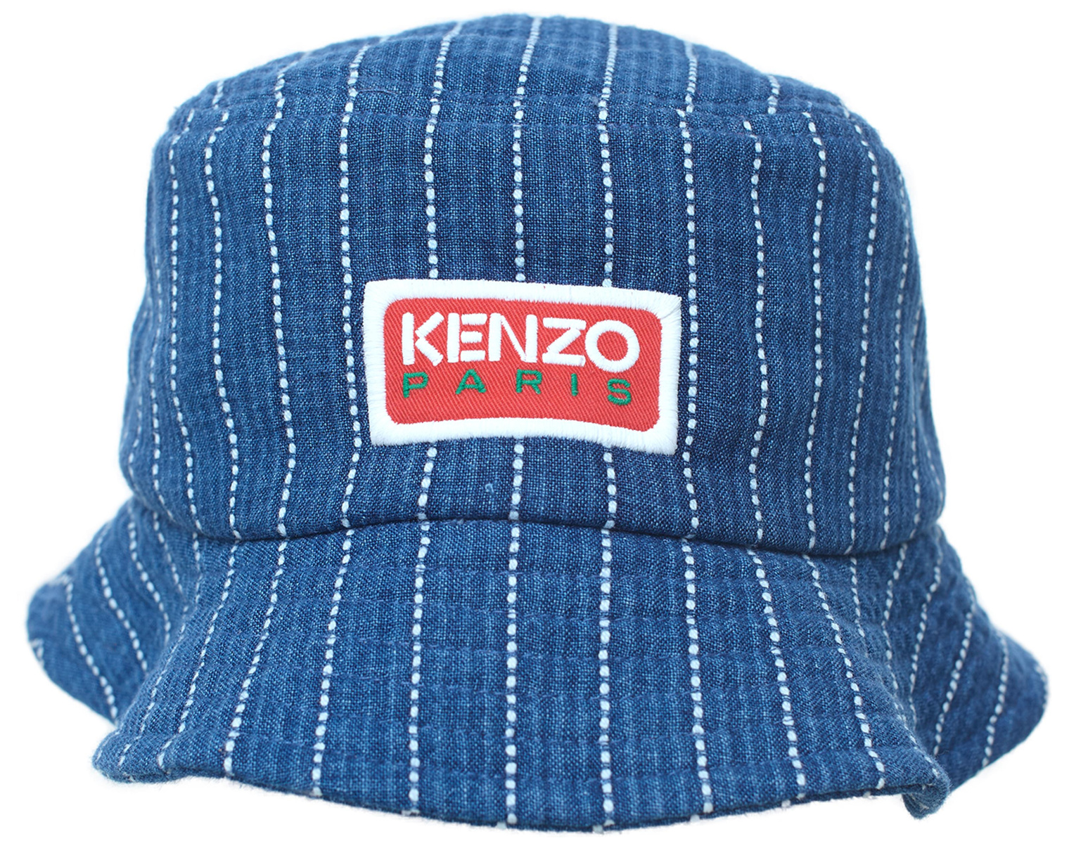 KENZO Blue logoed panama