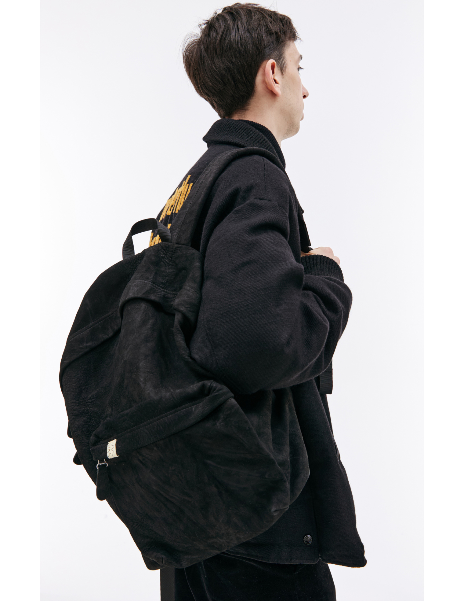 visvim Shaman-folk leather backpack