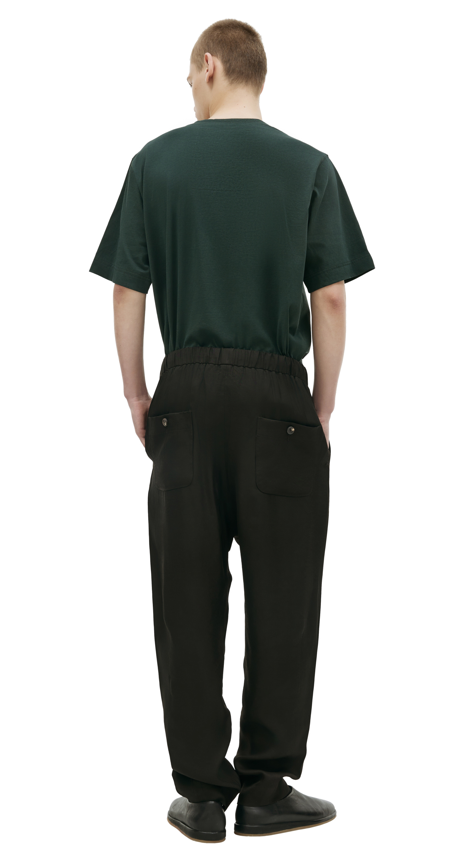 Ziggy Chen Drawstring-waistband trousers