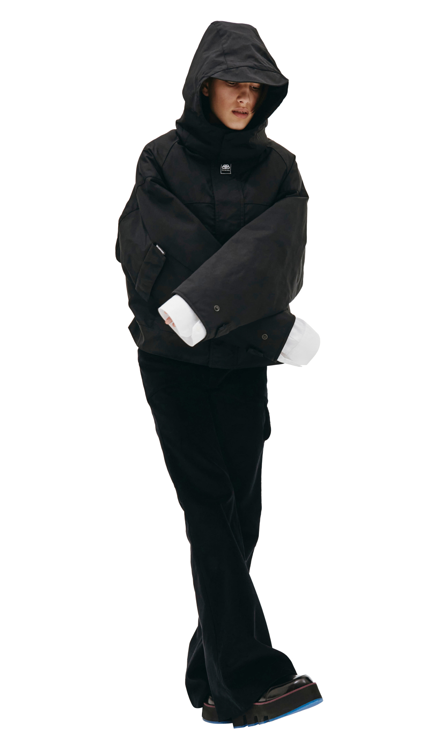 Balenciaga Black Upside Down Jacket