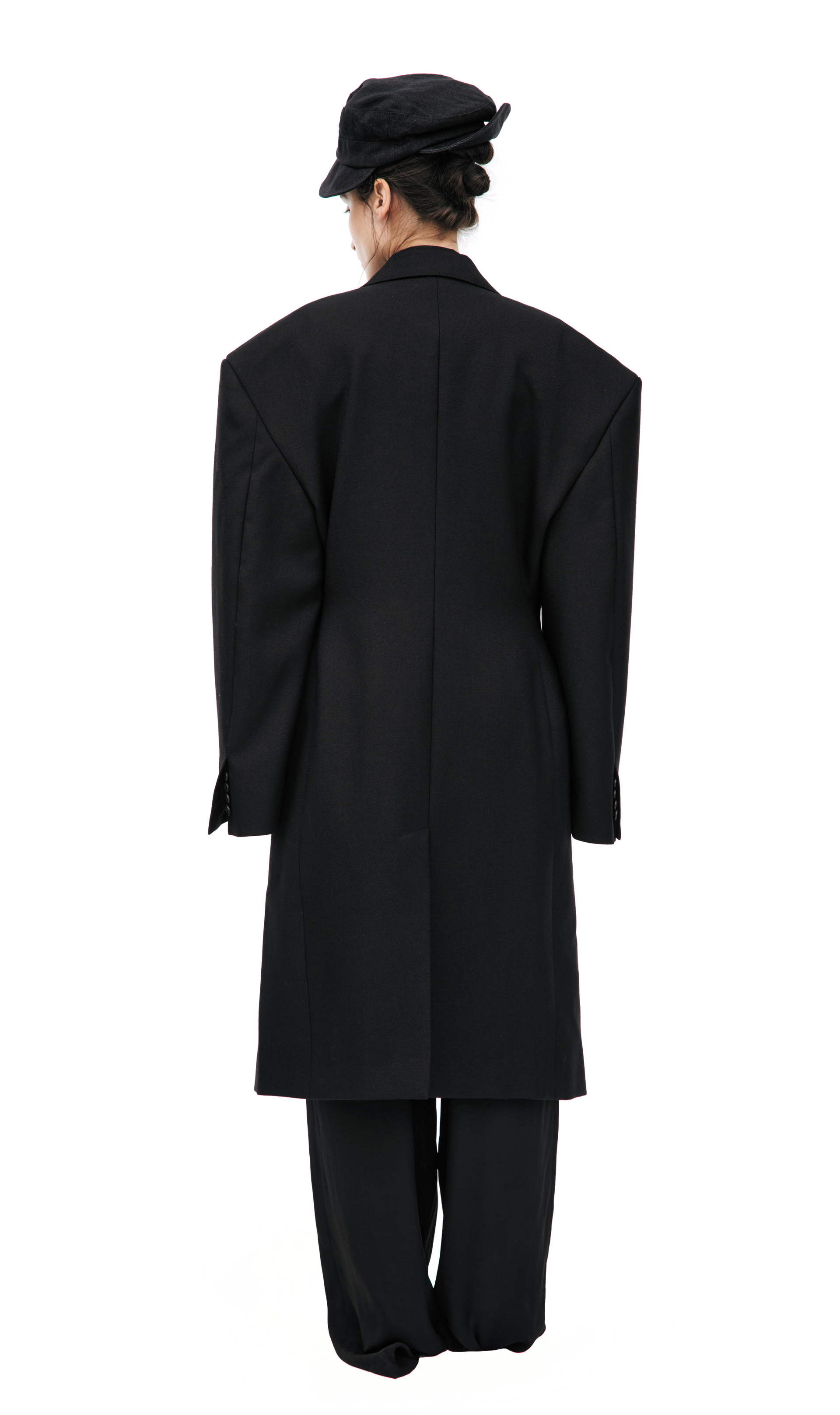 Balenciaga Black wool coat