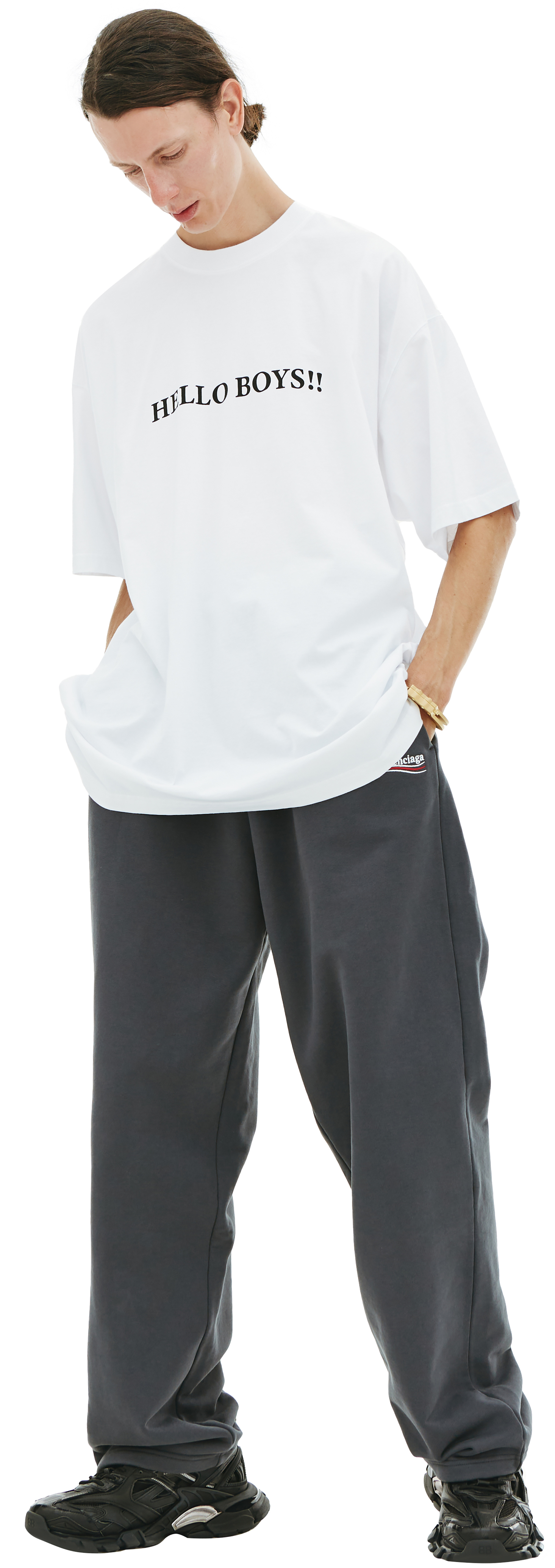 VETEMENTS \'Hello boys\' cotton t-shirt