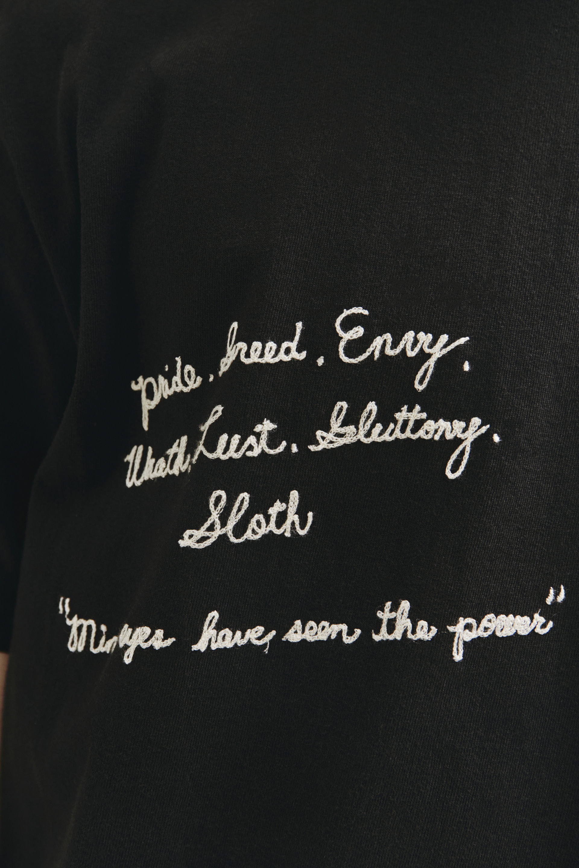 Saint Michael Black Printed T-shirt