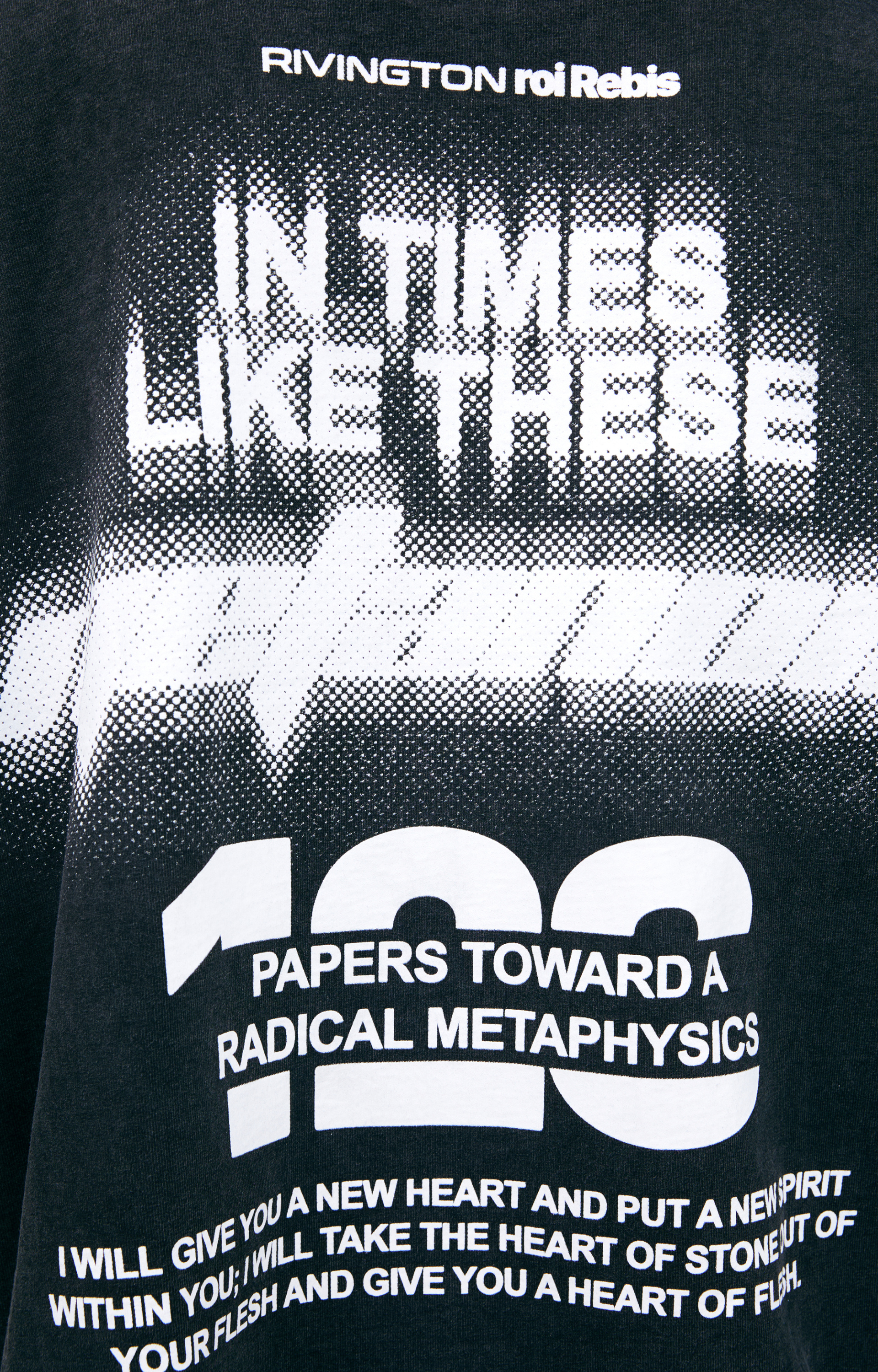 RRR123 Grey longsleeve with a print