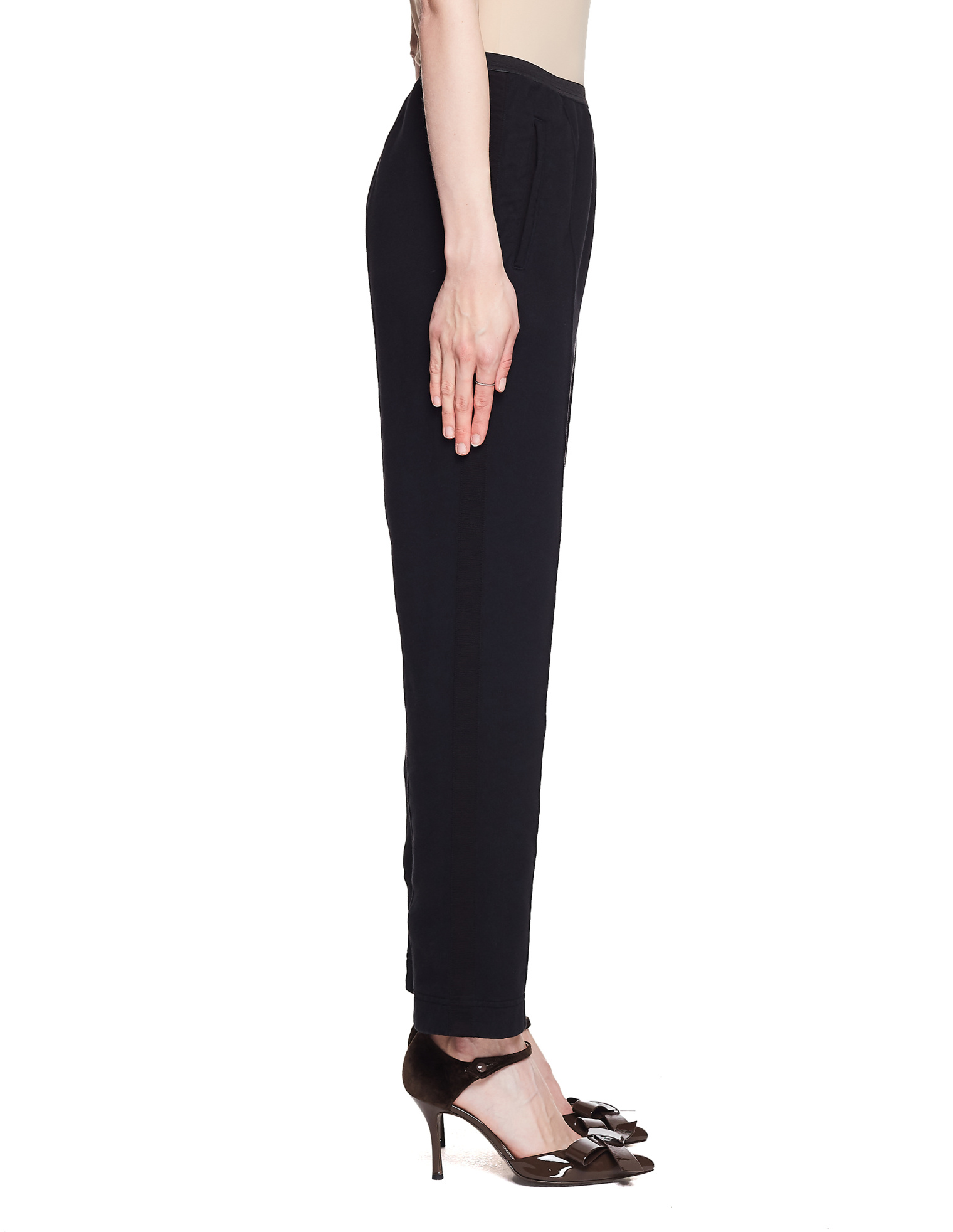 Haider Ackermann Black Cotton Trackpants