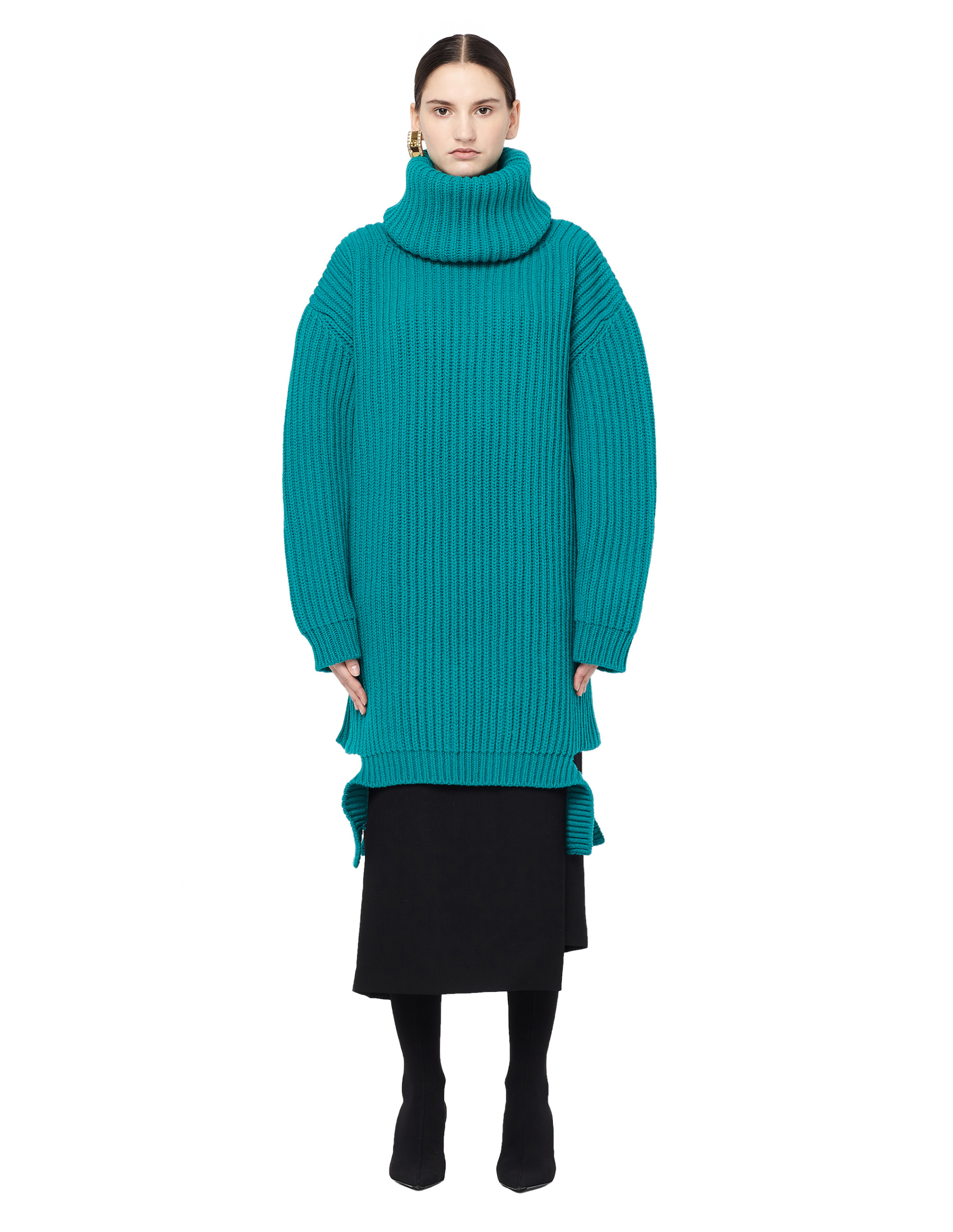 Balenciaga Oversized Chunky Knit Turtleneck
