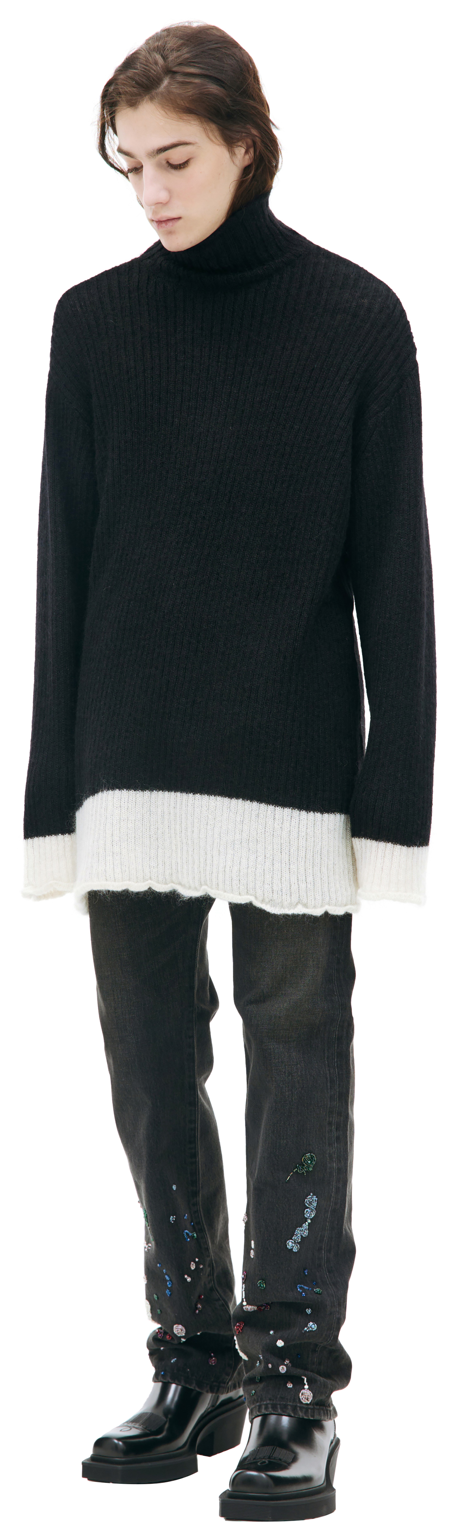 Undercover Oversize sweater with high collar