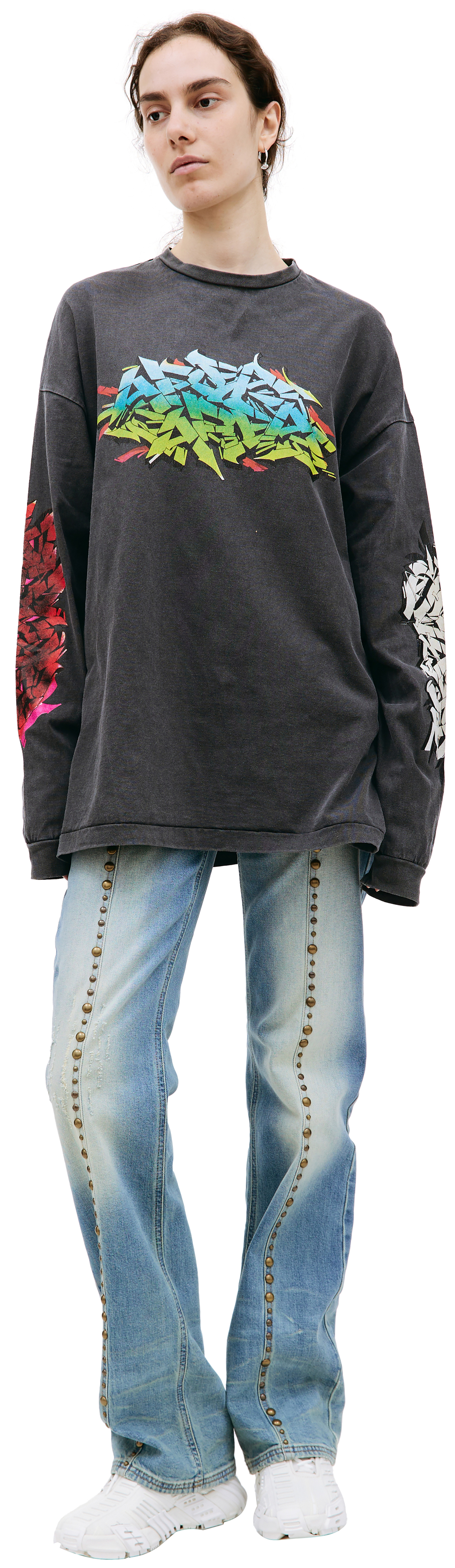 Children of the discordance Piece printed longsleeve