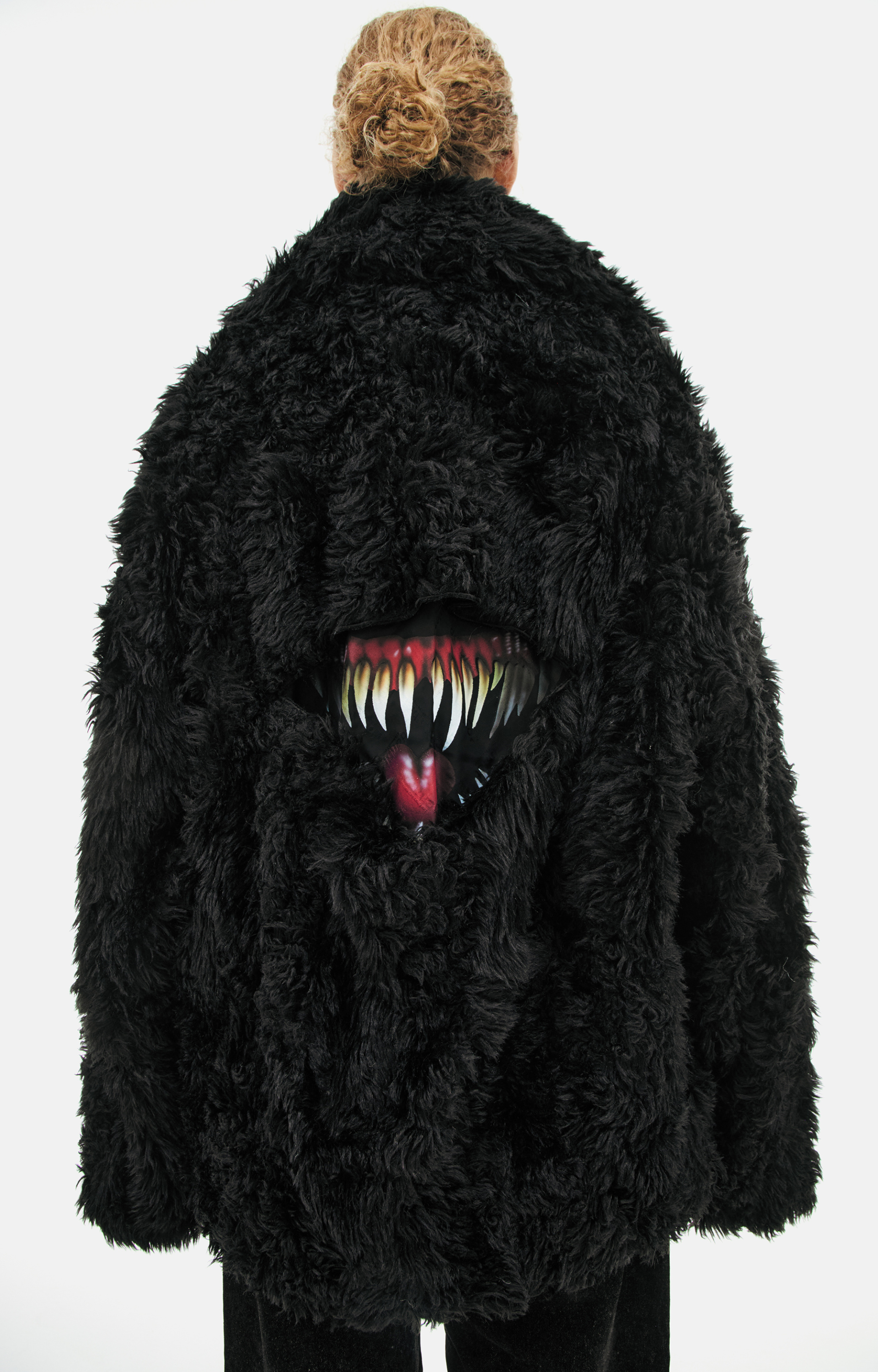 Doublet Plush jacket with teeth
