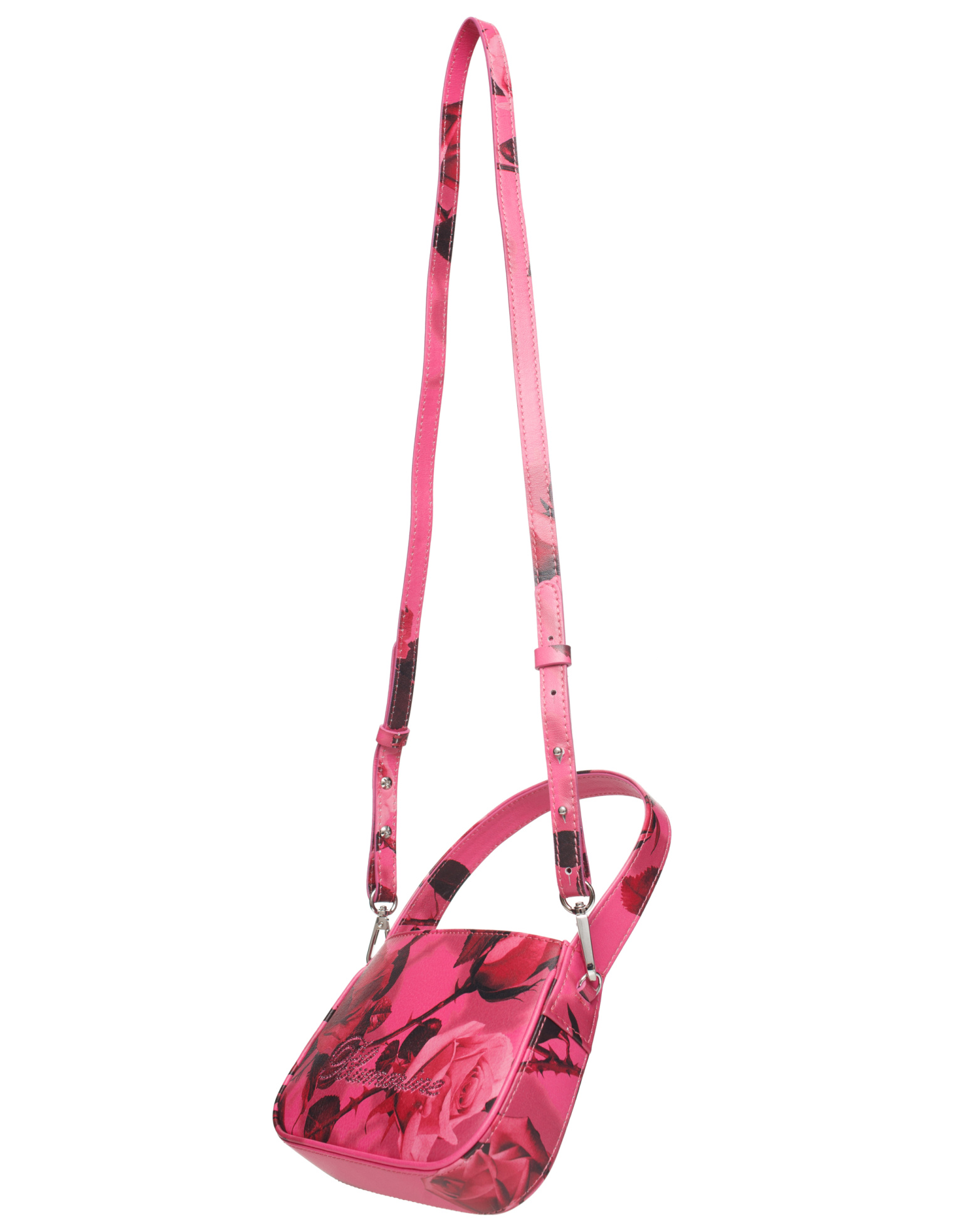 Blumarine Borsa mini bag with rhinestone logo