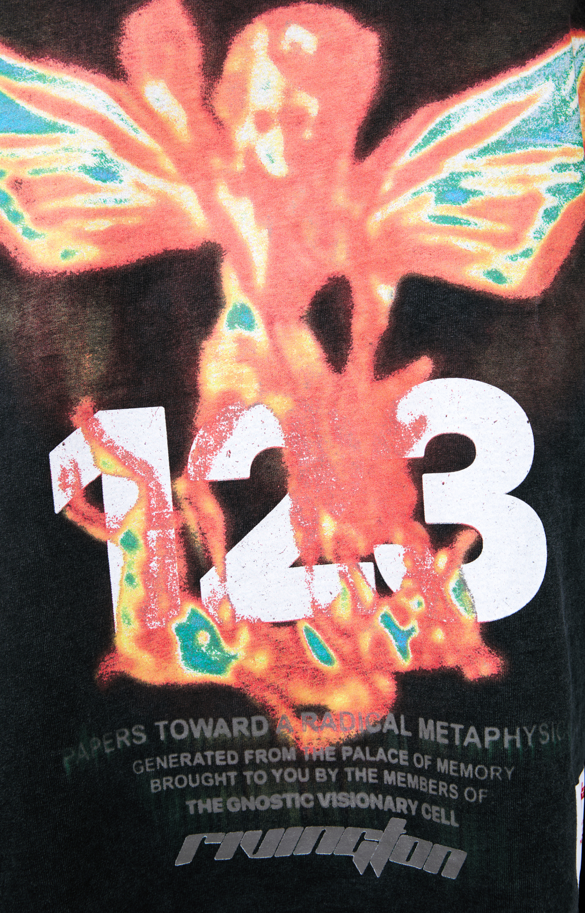 RRR123 Grey longsleeve with a print