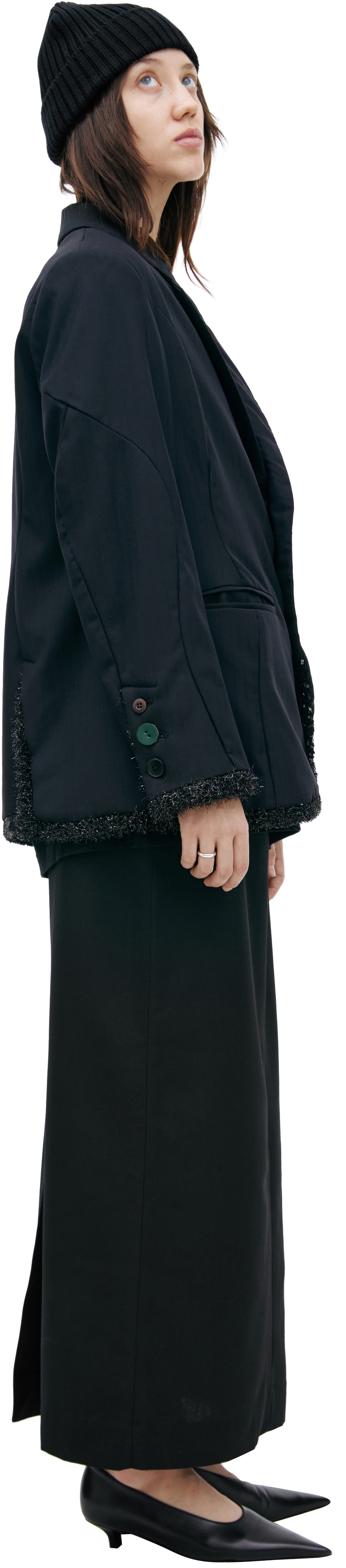 Undercover Jacket with glitter trim