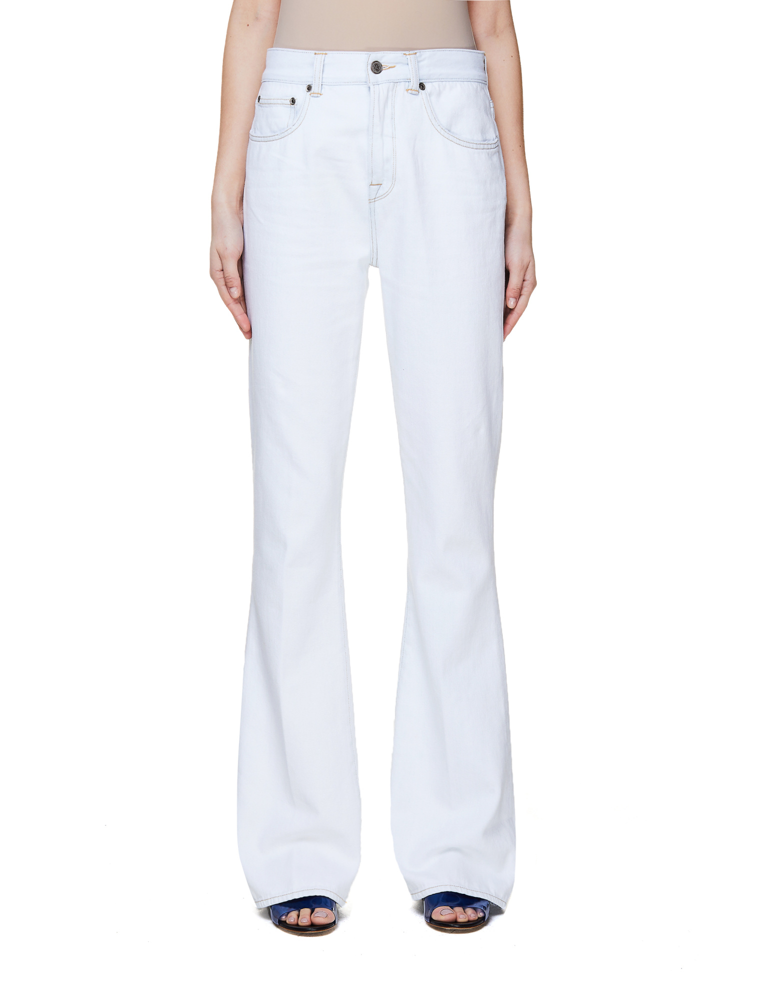 Golden Goose Light Blue Cotton Jeans