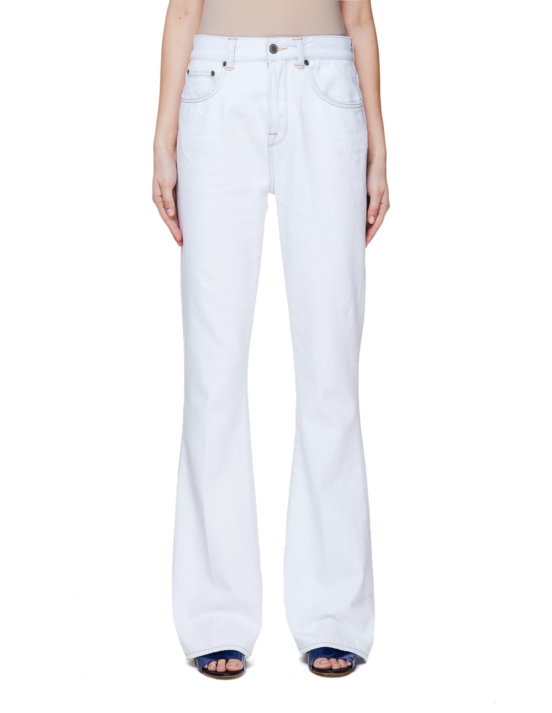 Golden Goose Light Blue Cotton Jeans
