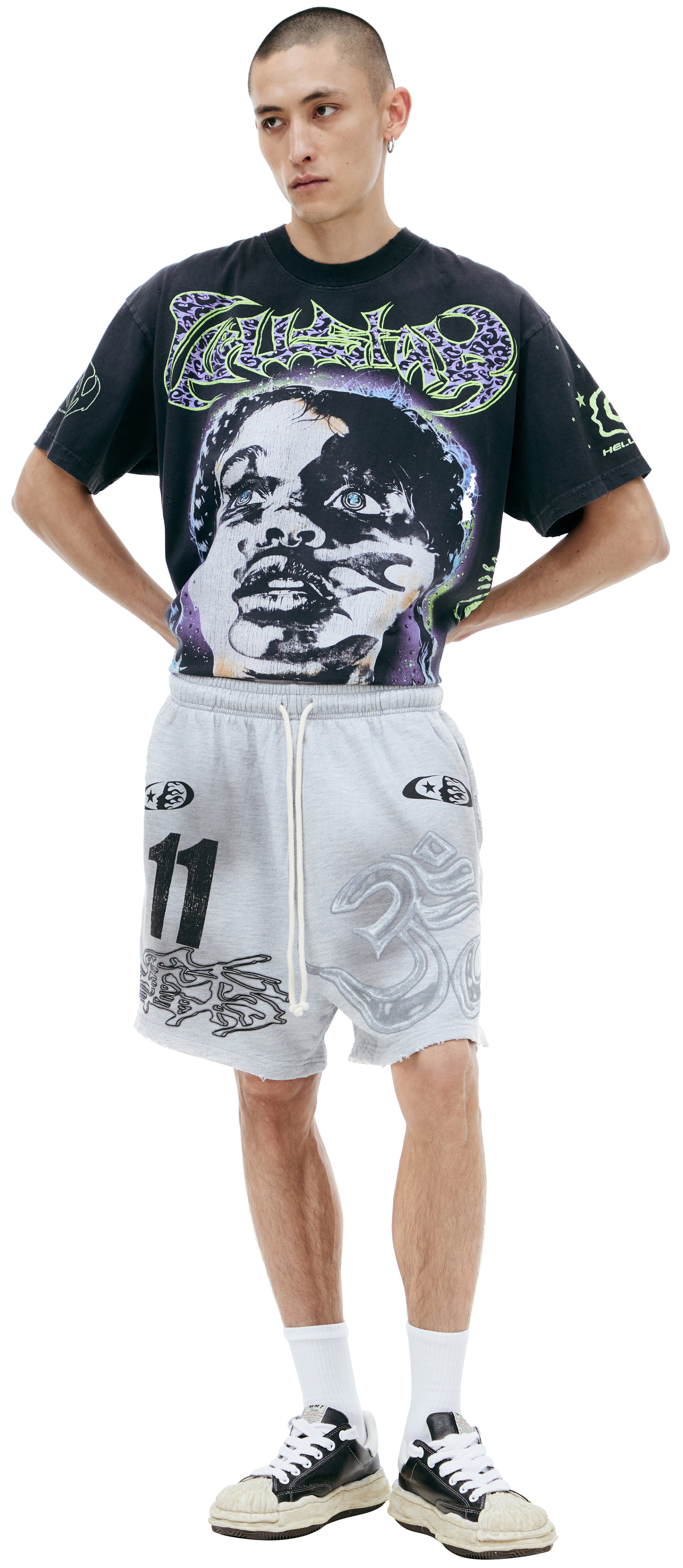 Hellstar Scuffed shorts