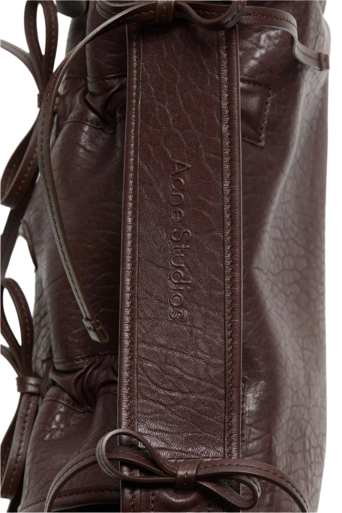 Acne Studios Multipocket Grained Leather Bag