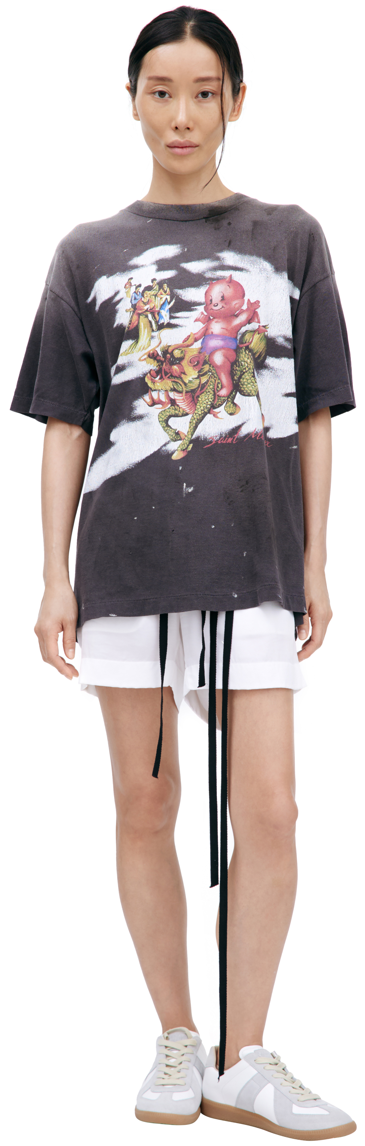 Saint Mxxxxxx Grey cotton T-shirt