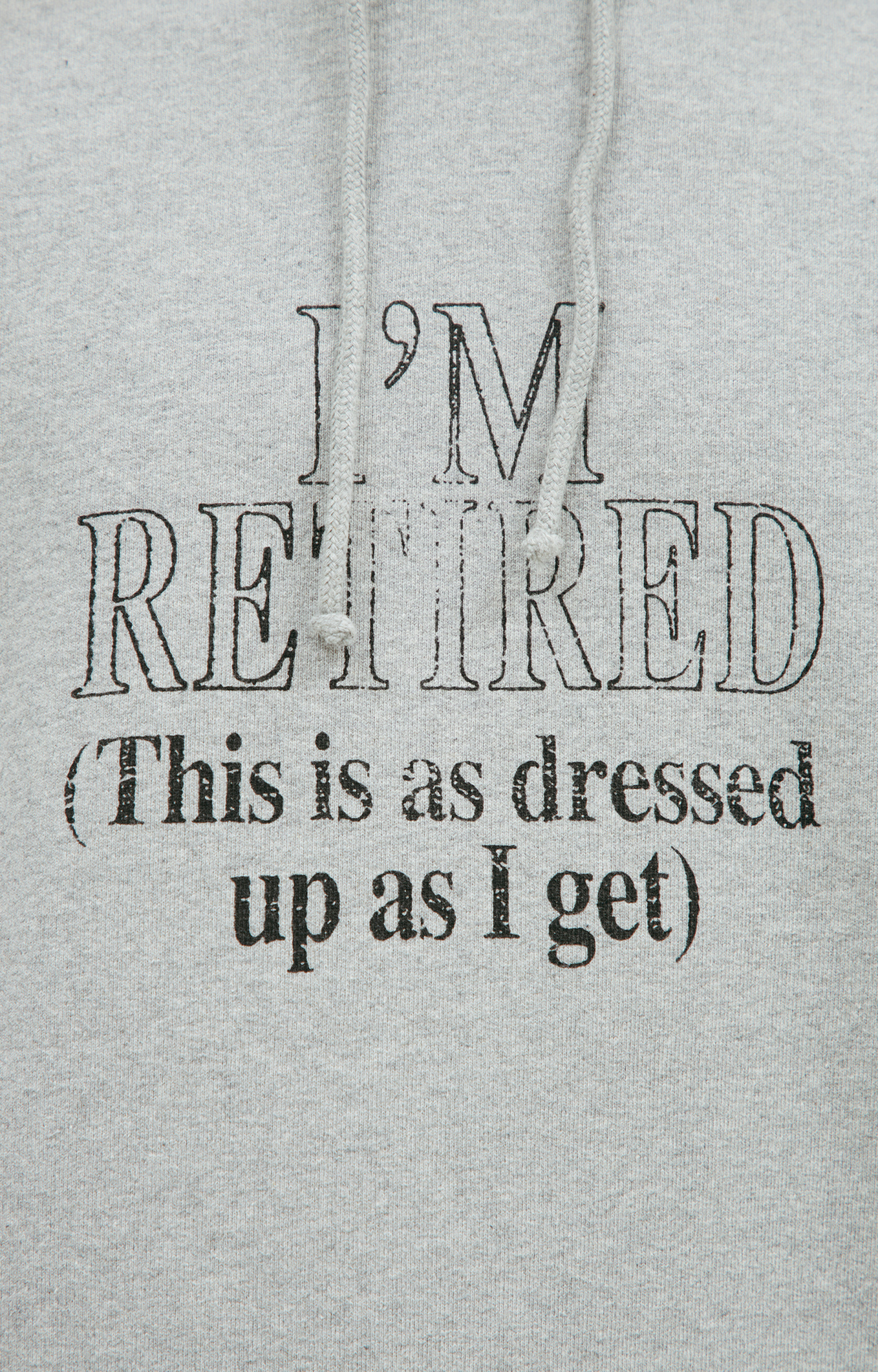 VETEMENTS Худи с принтом \'I\'m Retired\'