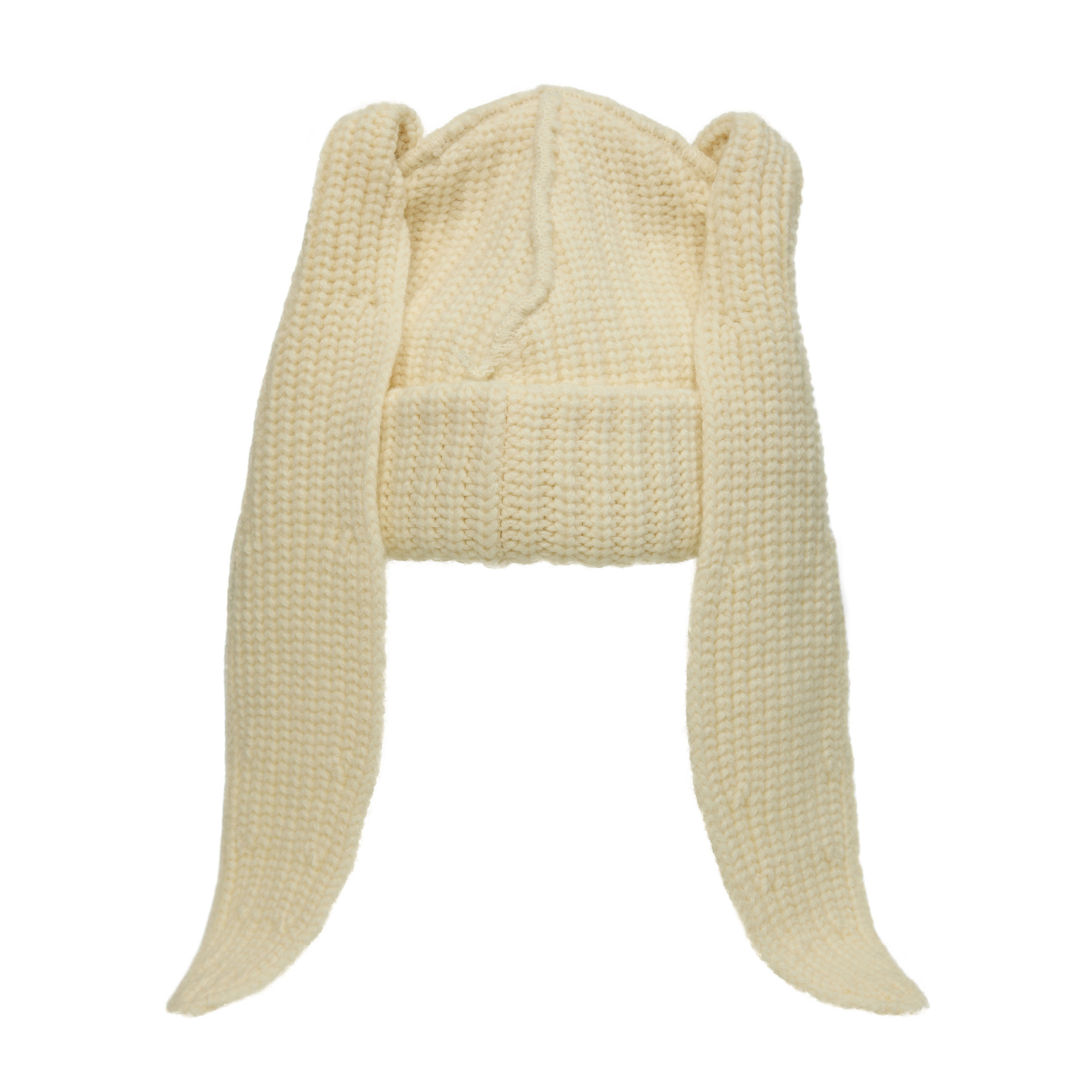 CHARLES JEFFREY LOVERBOY Knitted beanie with a patch
