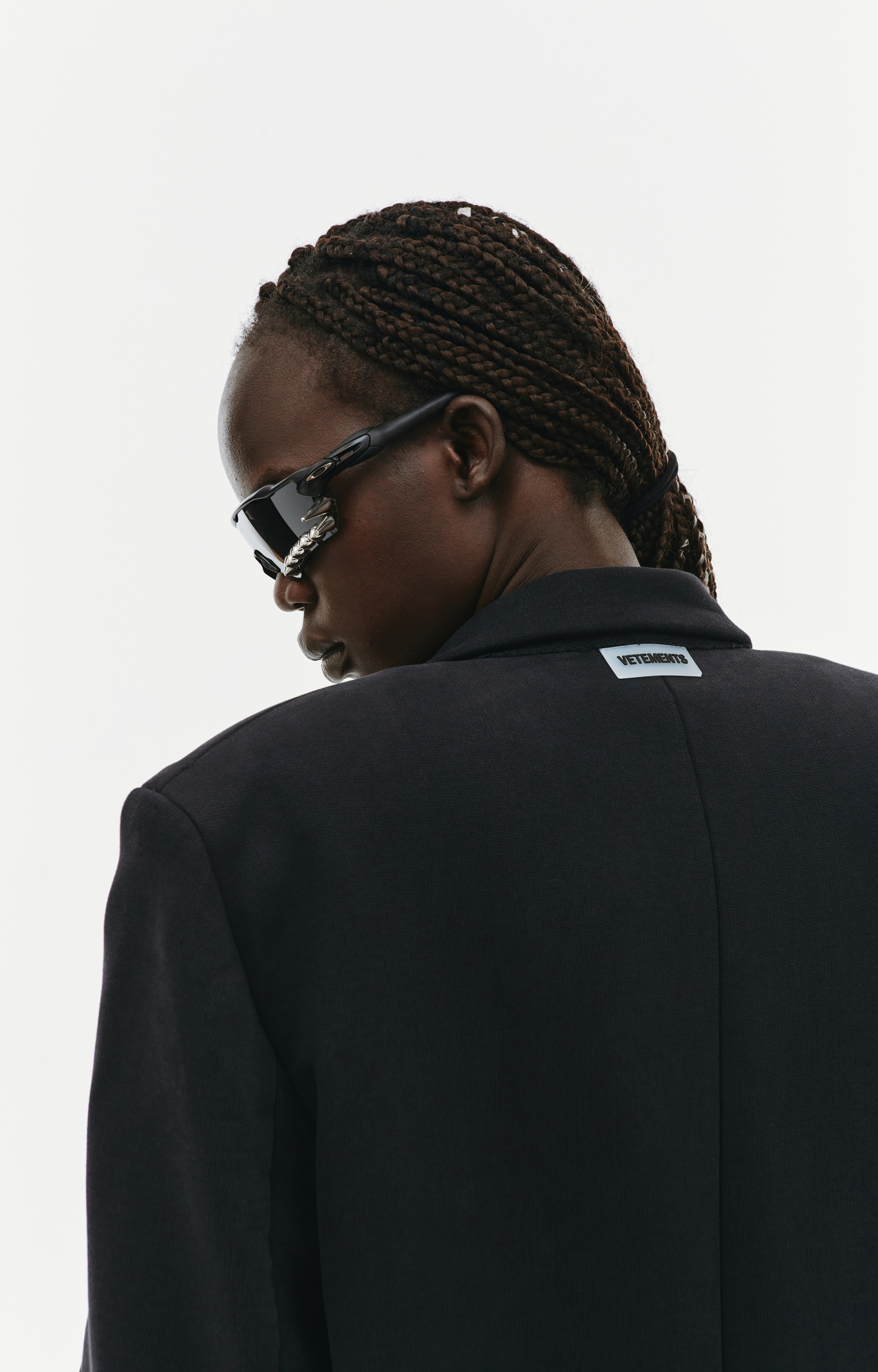 VETEMENTS Пальто с эффектом тай дай