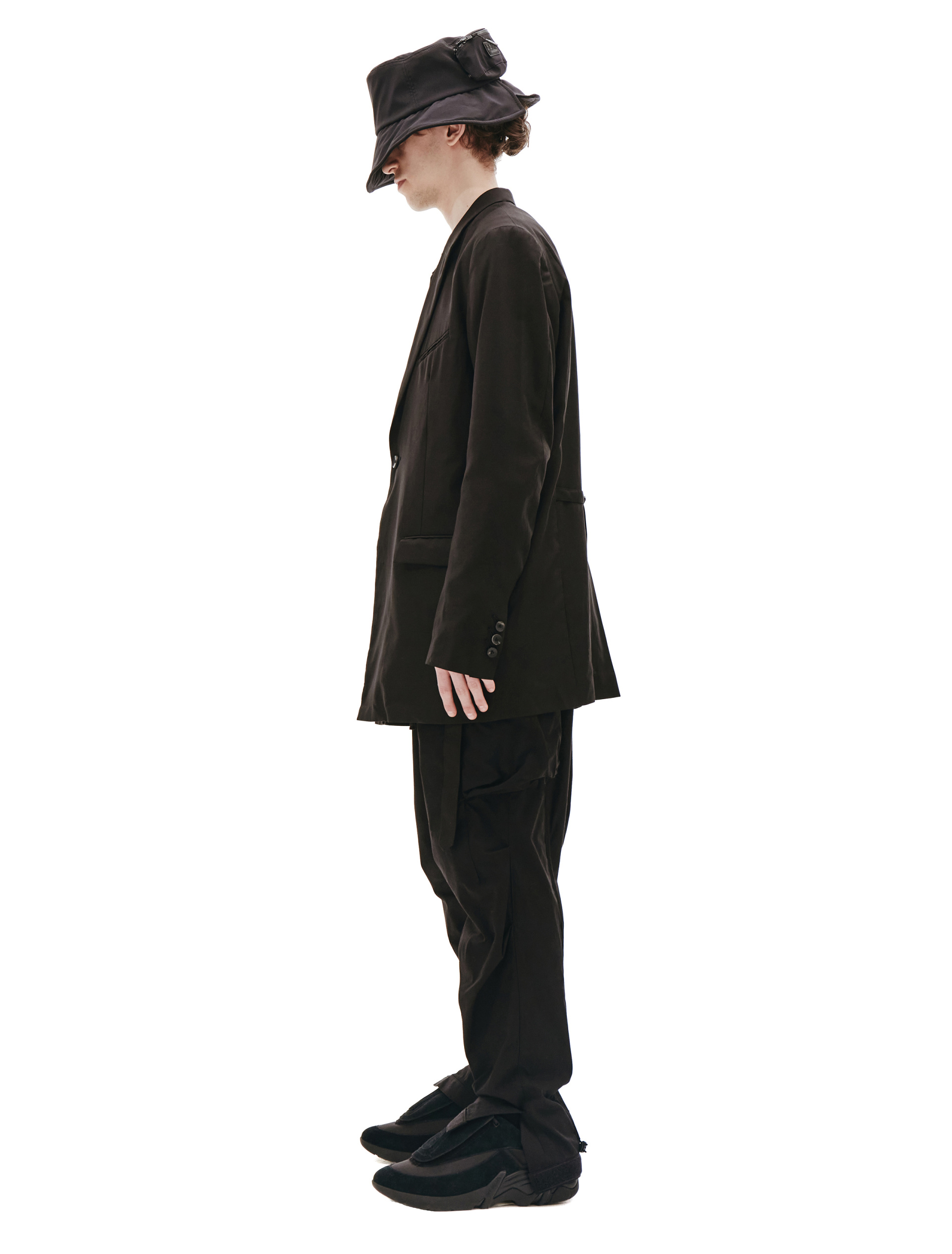 The Viridi-Anne Black Cotton Jacket