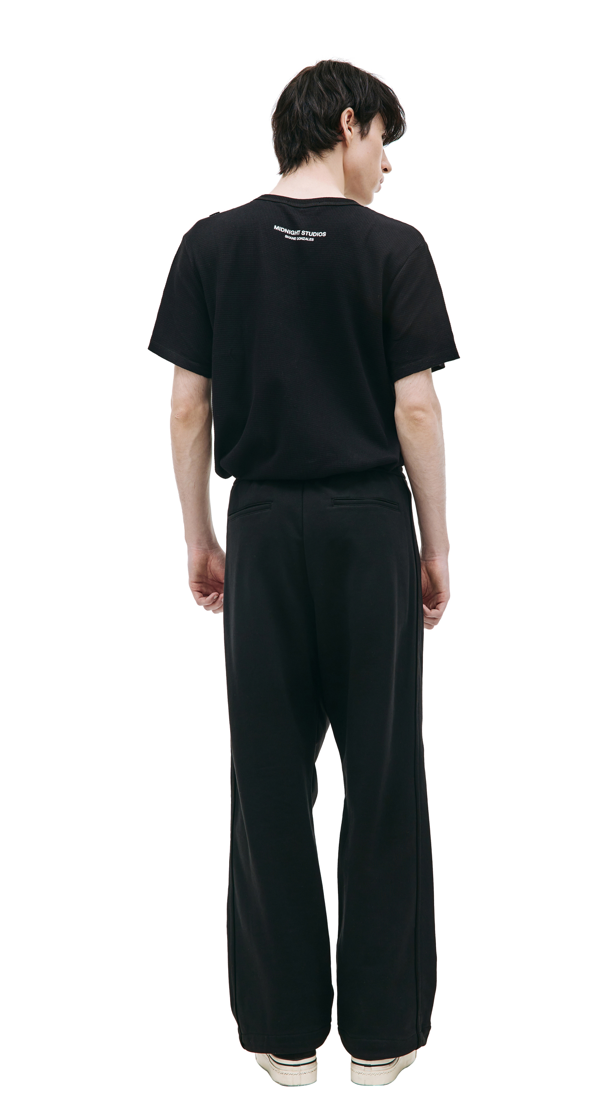 Juun.J Drawstring wide-leg sweatpants